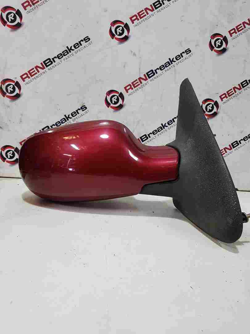 Renault Megane MK1 1999-2002 Drivers Os Wing Mirror RED Nv713