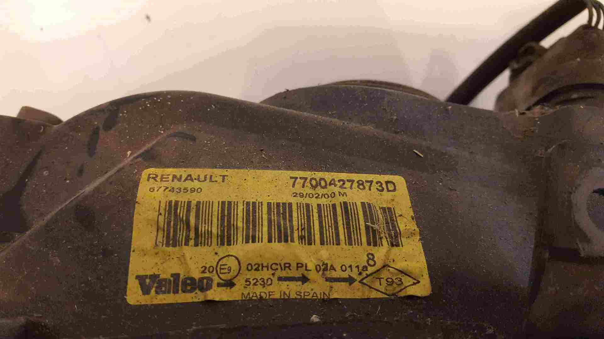Thumb 2 Renault Megane MK1 1999-2002 Passenger NSF Front Headlight 7700427873