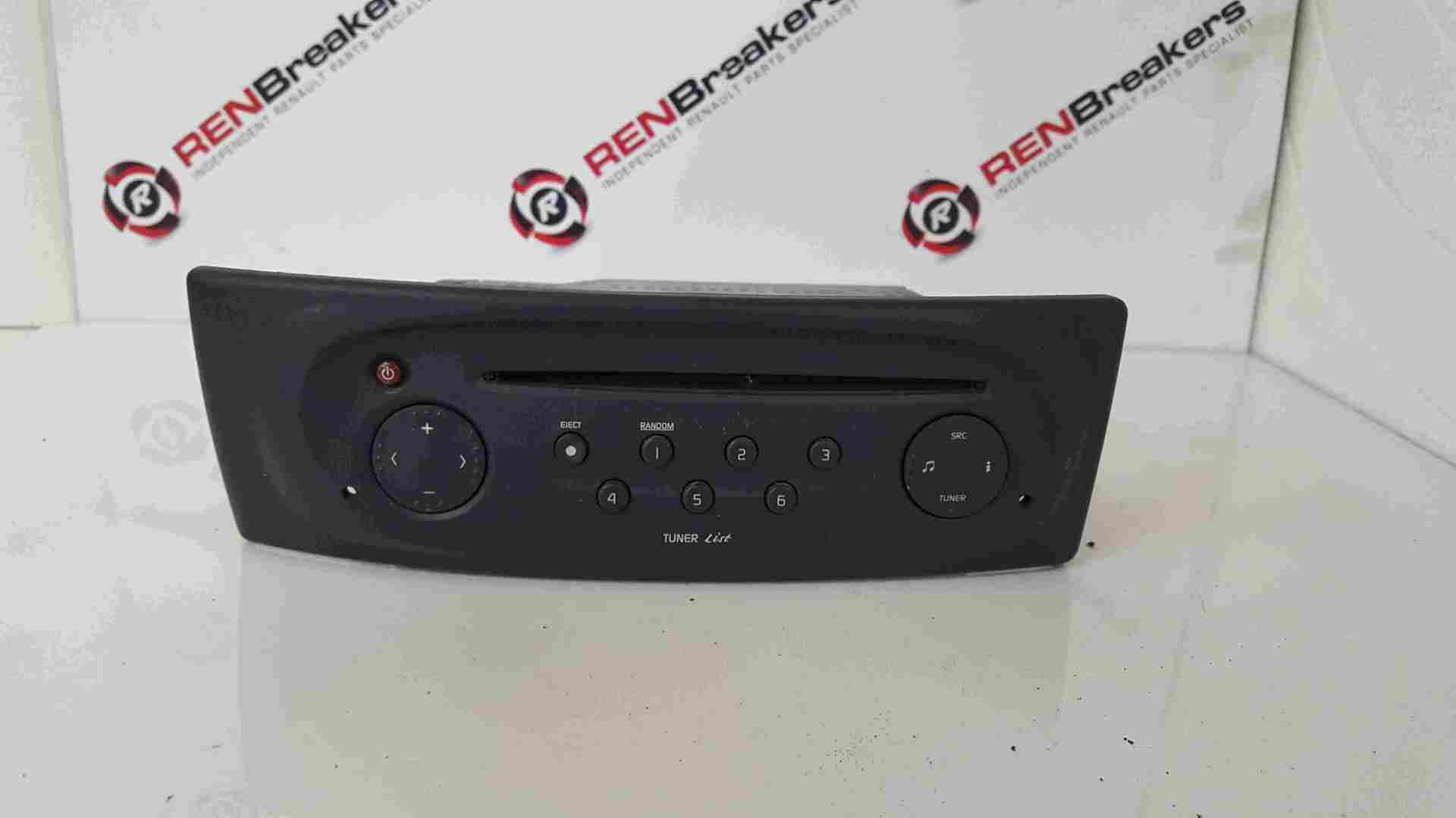 Renault Megane MK1 1999-2002 Radio Cd Player Tuner List + Code 7700434423
