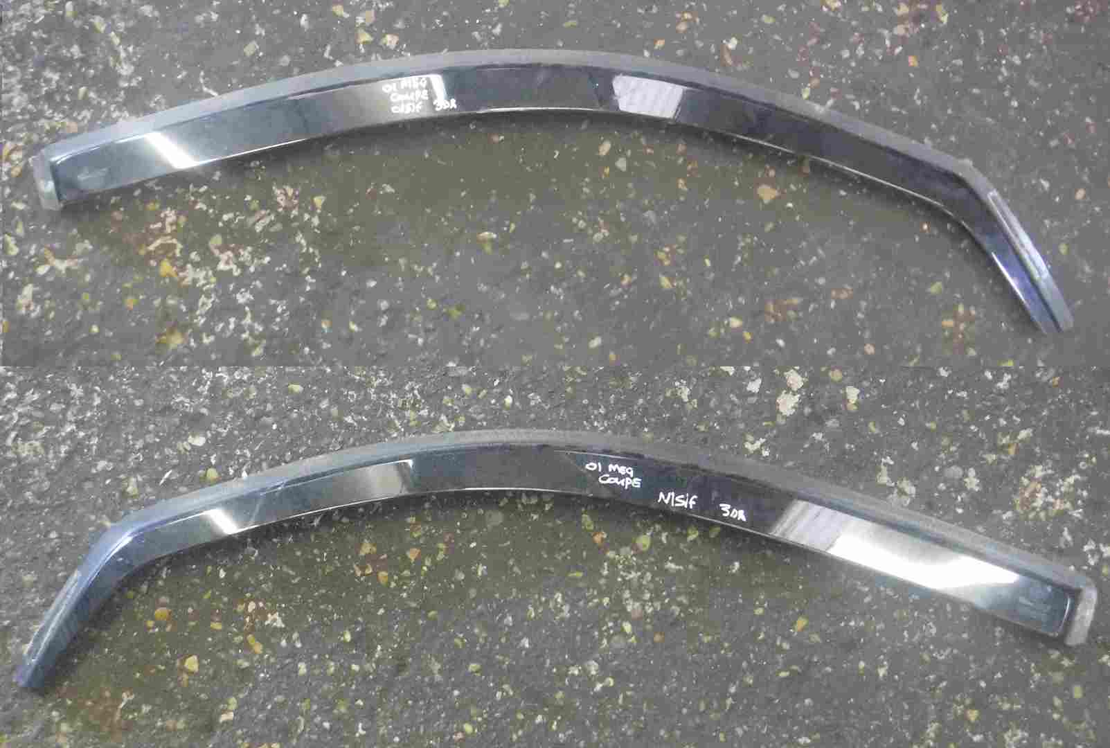 Renault Megane MK1 Coupe 1999-2002 Drivers Passengers Wind Deflectors 3dr Pair