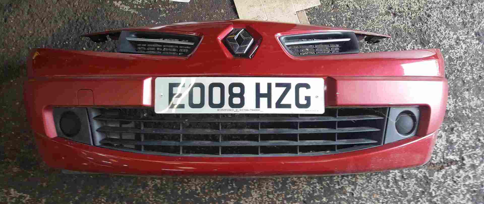 Thumb 2 Renault Megane MK2 2006-2008 Front Bumper Red TENNJ