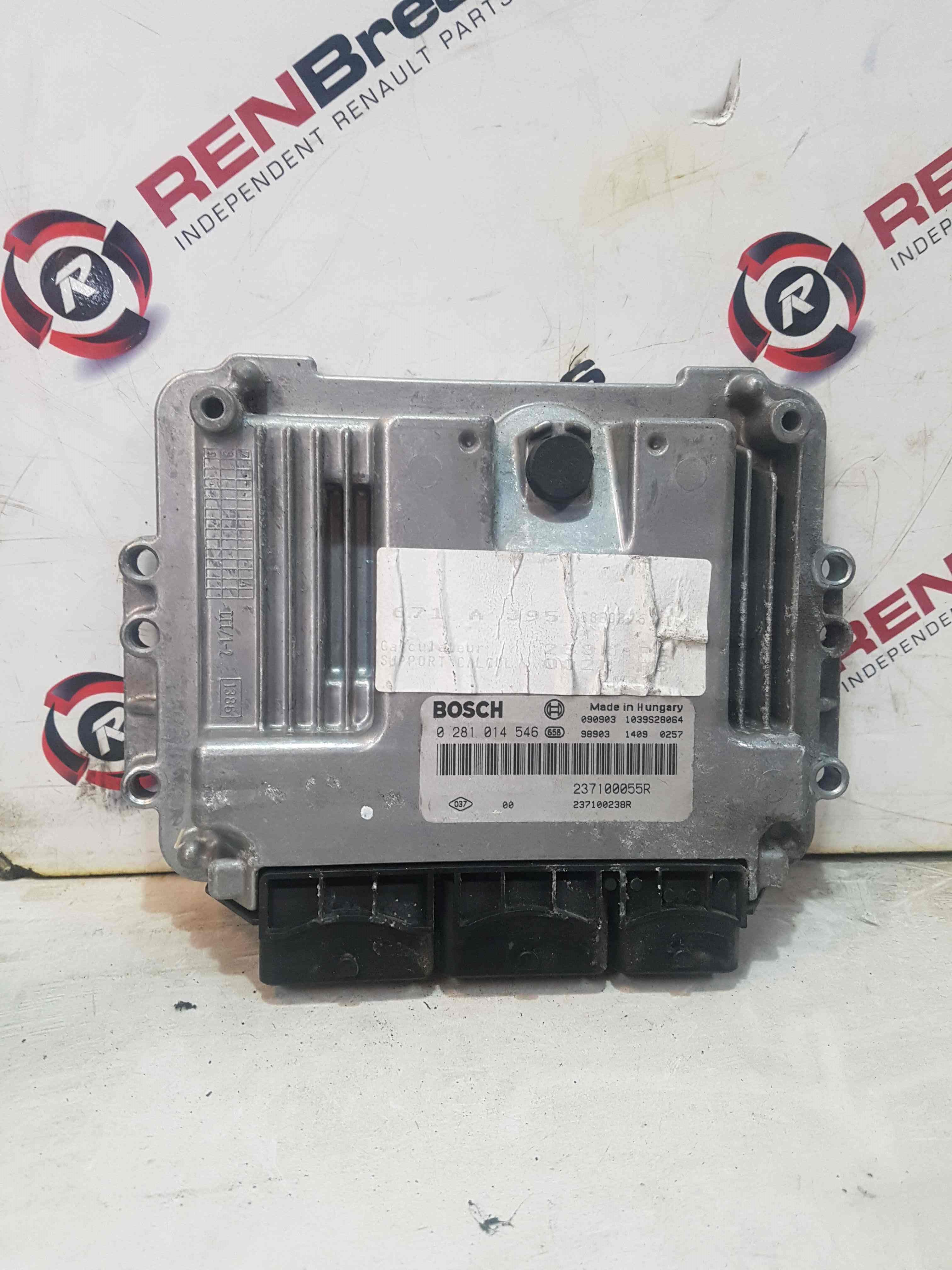 Renault Megane MK3   MK3 Scenic 2008-2014 1.9 DCI Engine Control Unit 237100055R