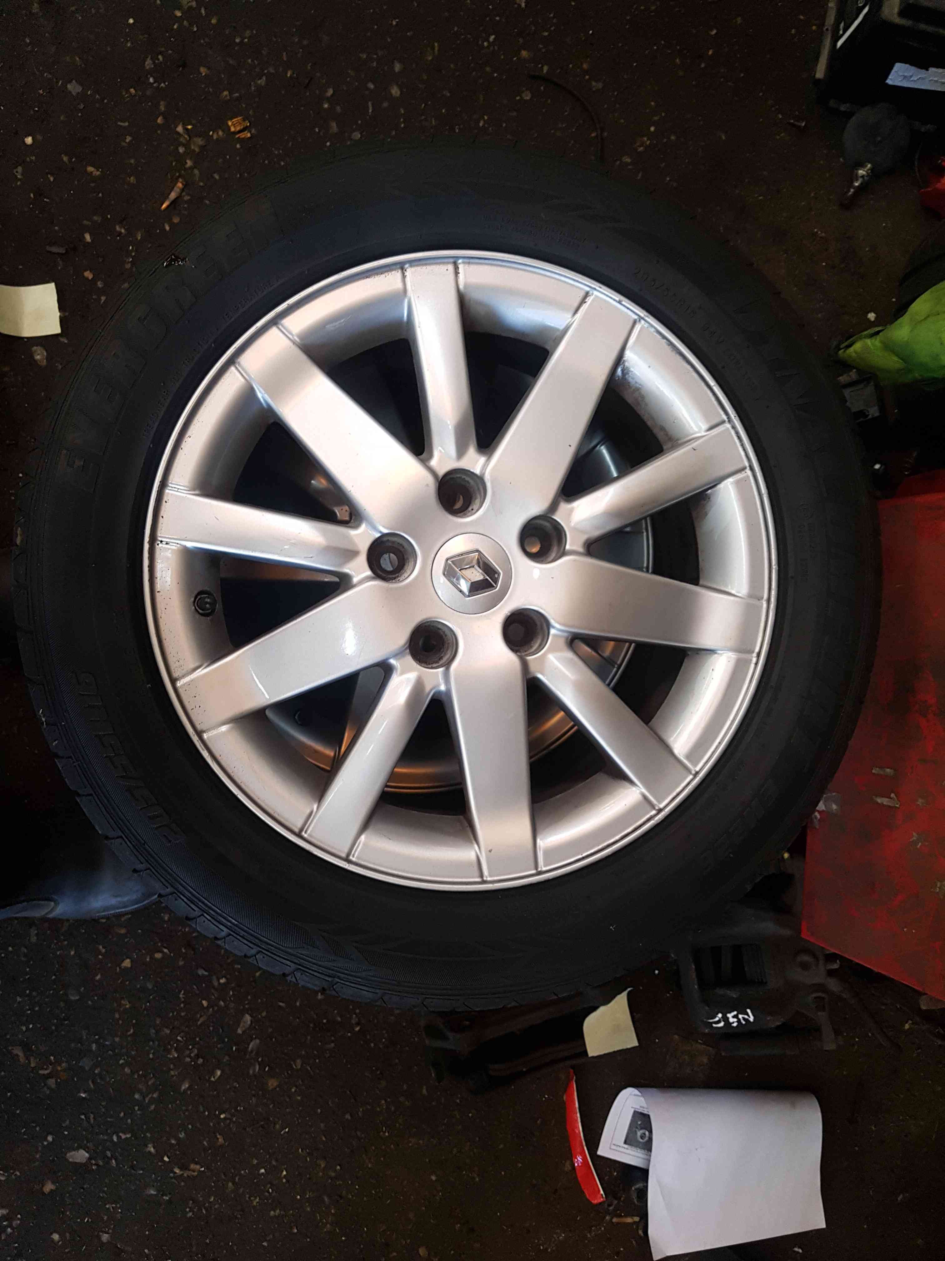 Thumb 3 Renault Megane MK3 2008-2010 Alloy Wheel 16Inch 4/5 15 5 STUD SPIRALE 205 55 16