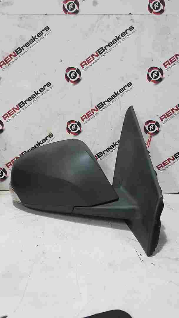 Thumb 3 Renault Megane MK3 2008-2010 Drivers Os Wing Mirror Plain Black Electric