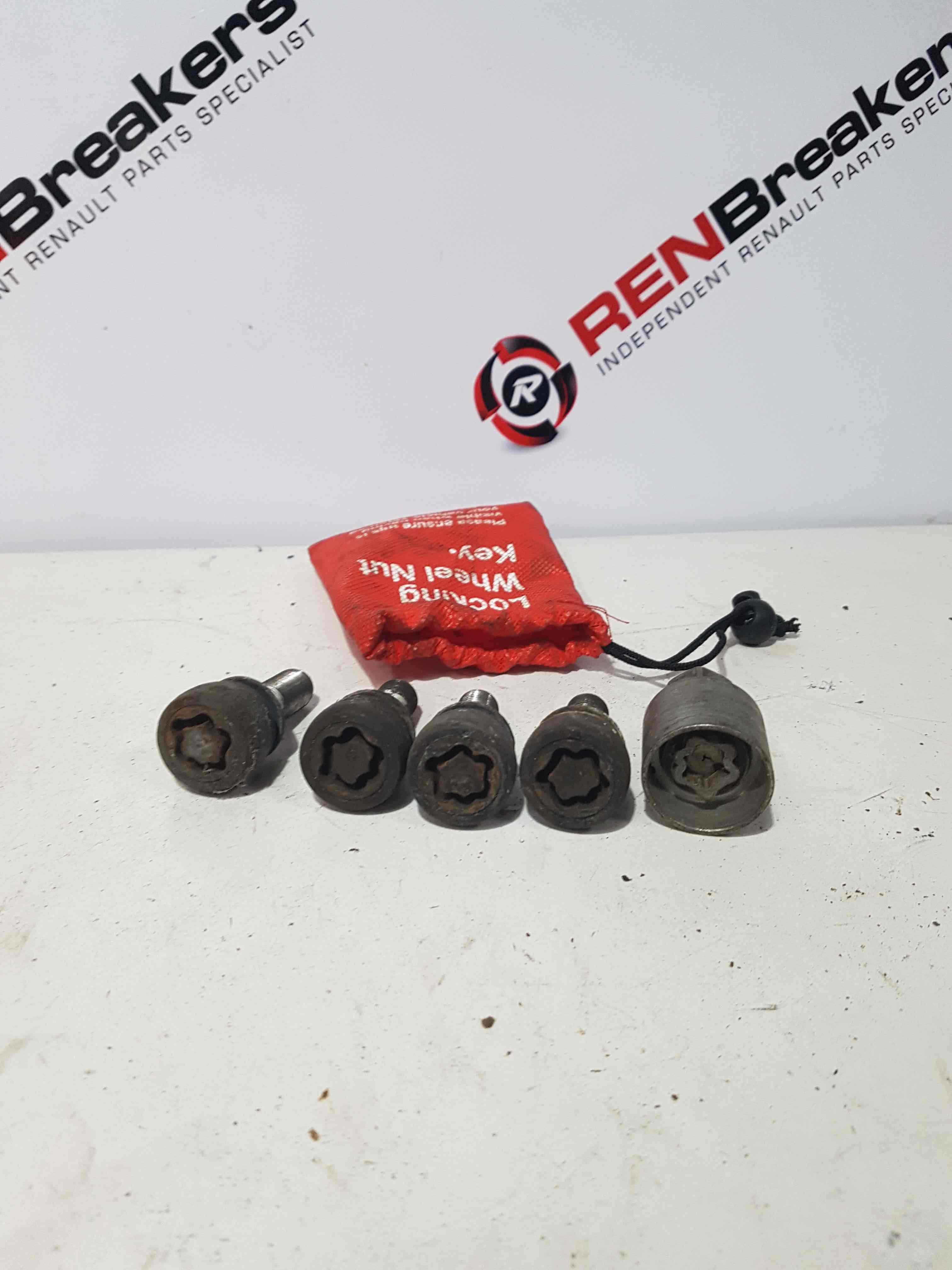 Renault Megane MK3 2008-2010 Locking Wheel NUT Bolts SET 17Mm 5/5