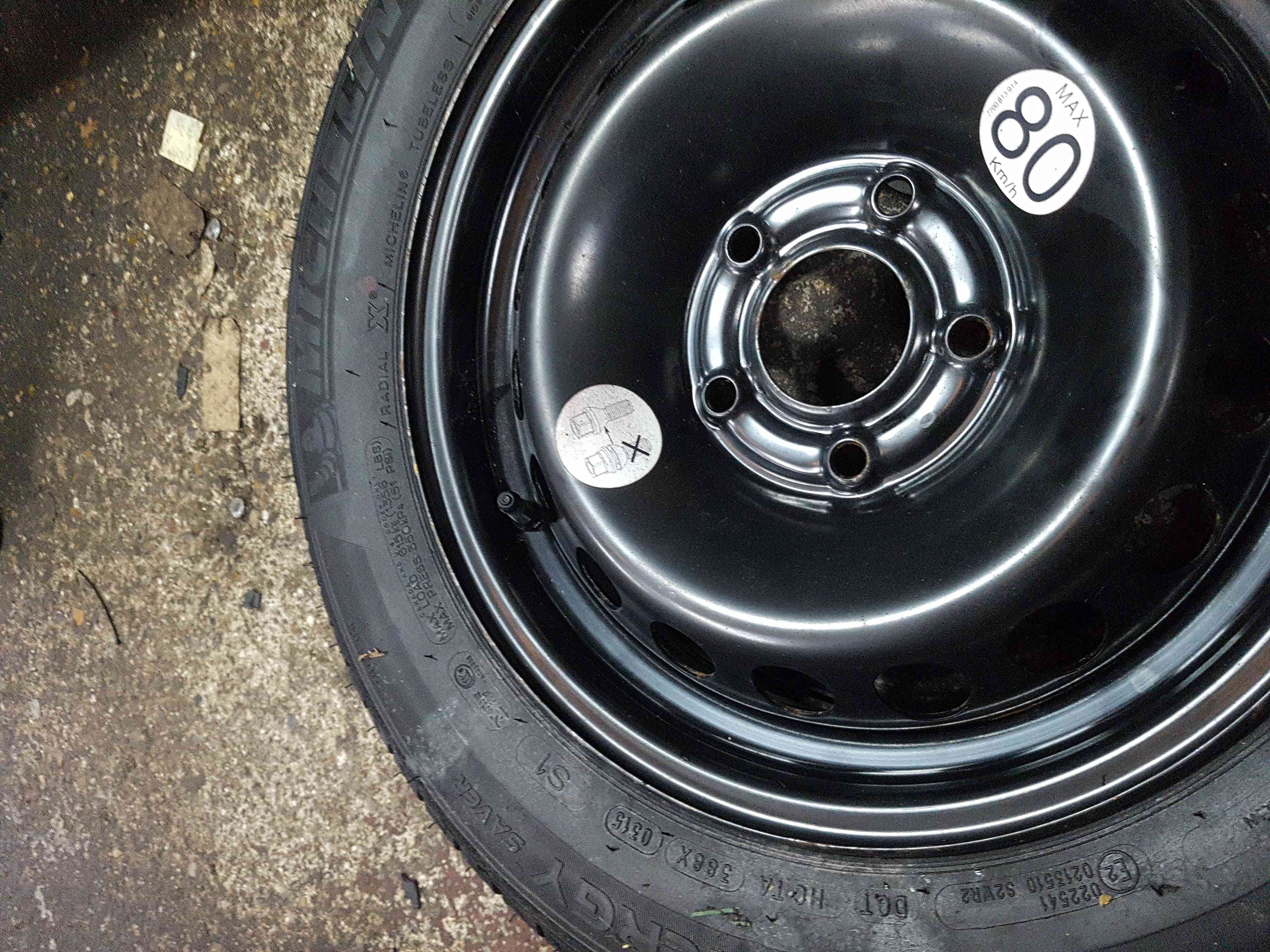 Thumb 5 Renault Megane MK3 2008-2010 Steel Wheel RIM Tyre 195 65 15 8Mm Tread 5 Stud 4/5