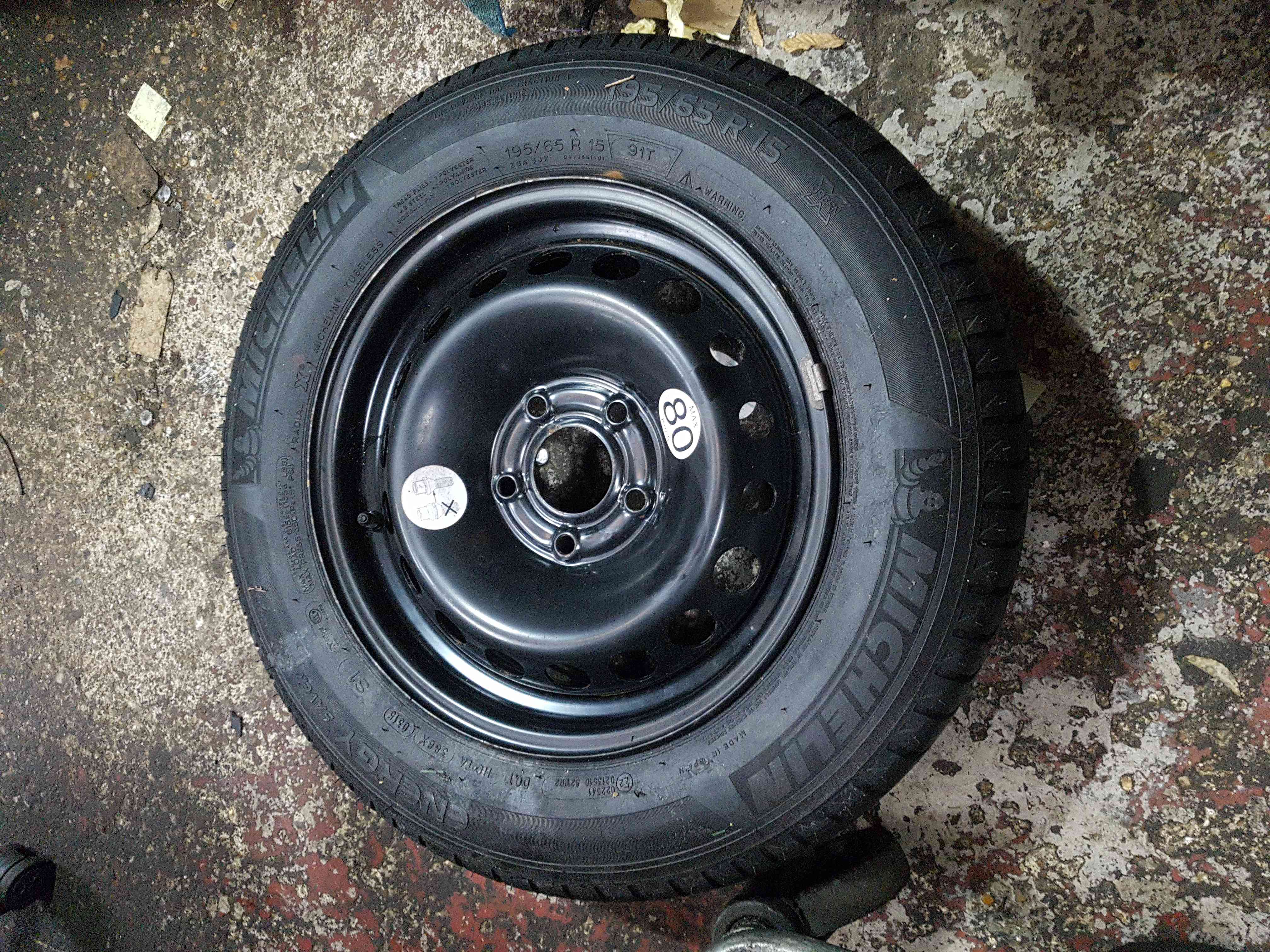 Thumb 6 Renault Megane MK3 2008-2010 Steel Wheel RIM Tyre 195 65 15 8Mm Tread 5 Stud 4/5