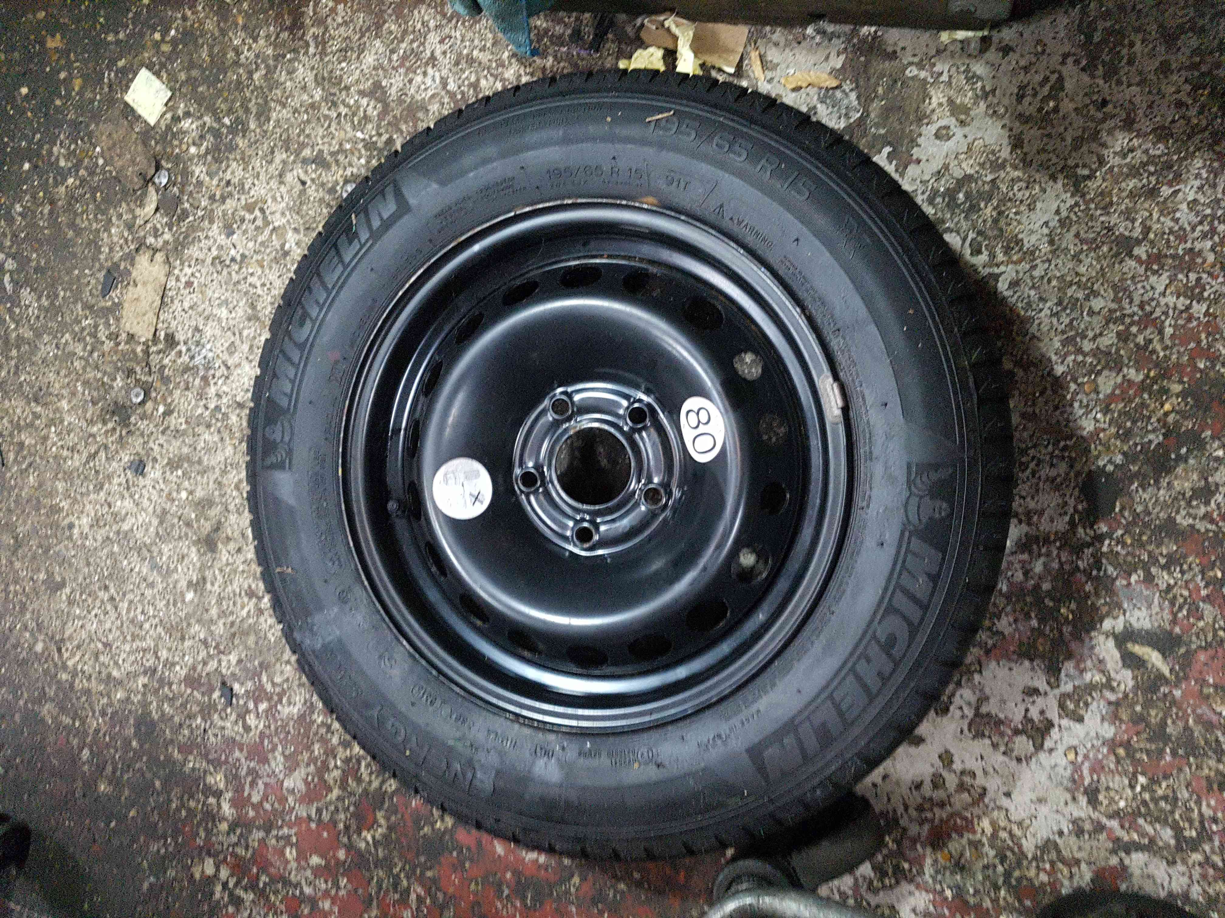 Thumb 7 Renault Megane MK3 2008-2010 Steel Wheel RIM Tyre 195 65 15 8Mm Tread 5 Stud 4/5