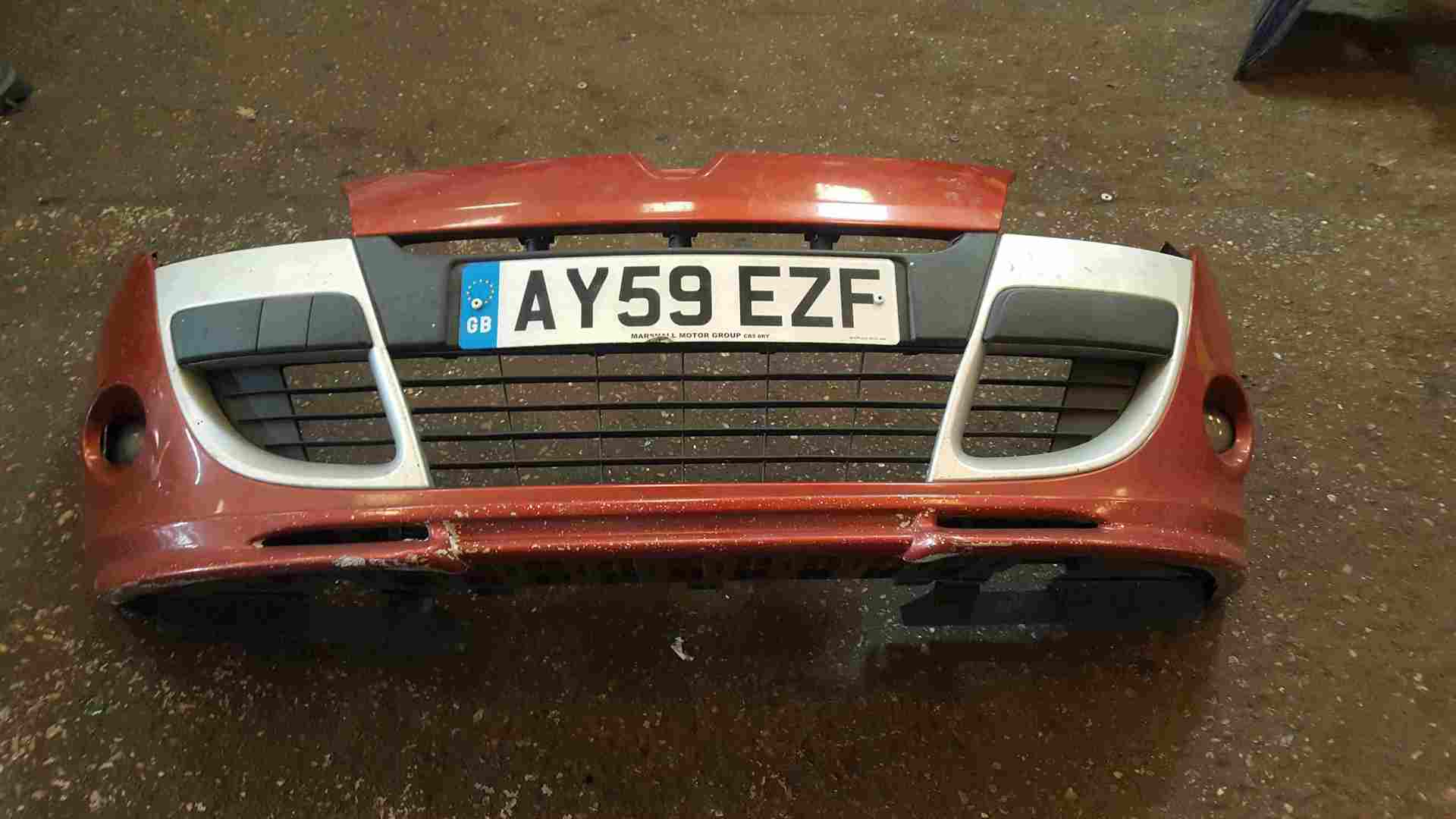 Renault Megane MK3 2008-2012 Front Bumper Orange TEENJ Complete