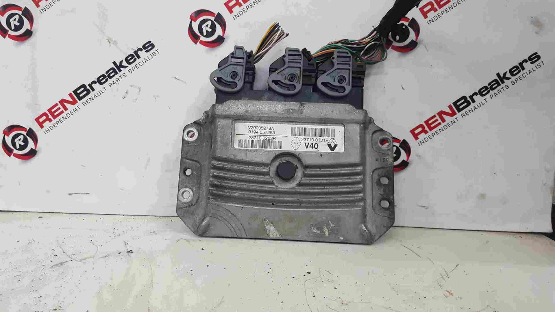 Renault Megane MK3 2008-2014 1.6 Engine Control Unit ECU 237100263R 237100131R