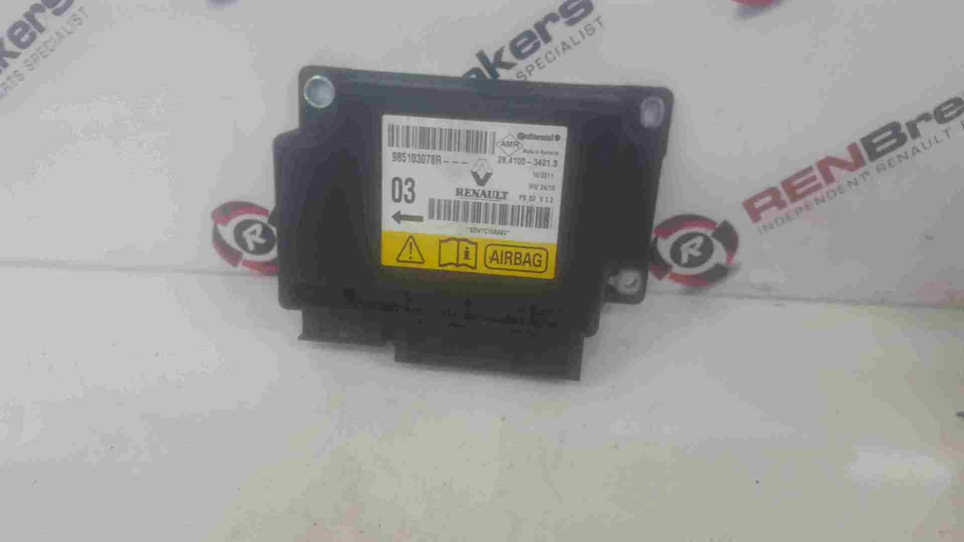 Renault Megane MK3 2008-2014 Airbag Module Computer 985103078R