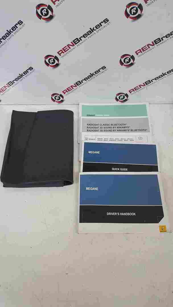 Renault Megane MK3 2008-2014 Document Wallet Guide Handbook