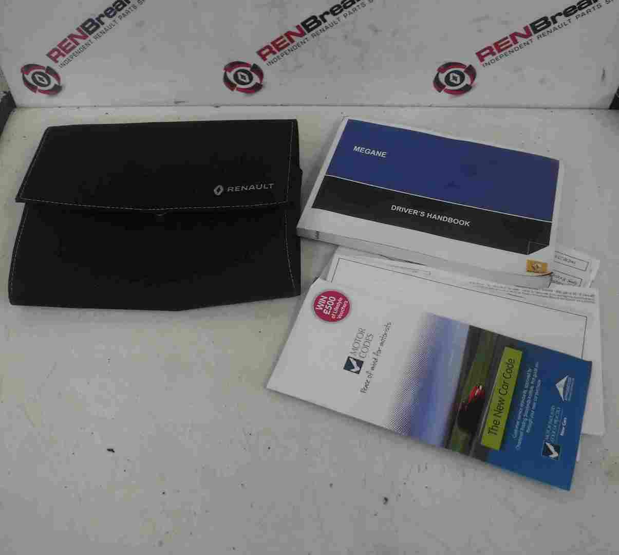 Renault Megane MK3 2008-2014 Drivers Handbook + Wallet Folder