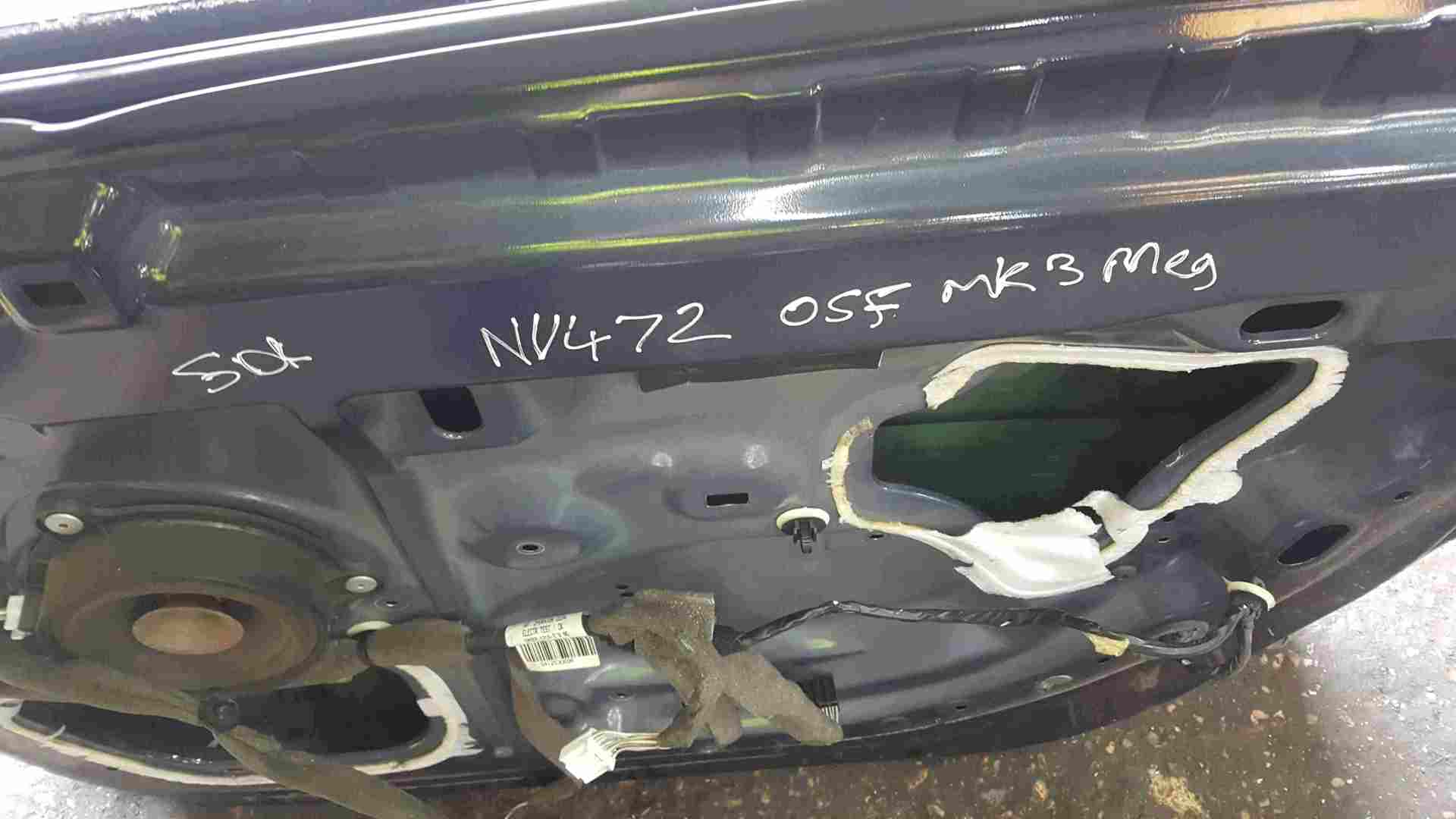 Thumb 2 Renault Megane MK3 2008-2014 Drivers OF Front Door Blue NV472 5dr