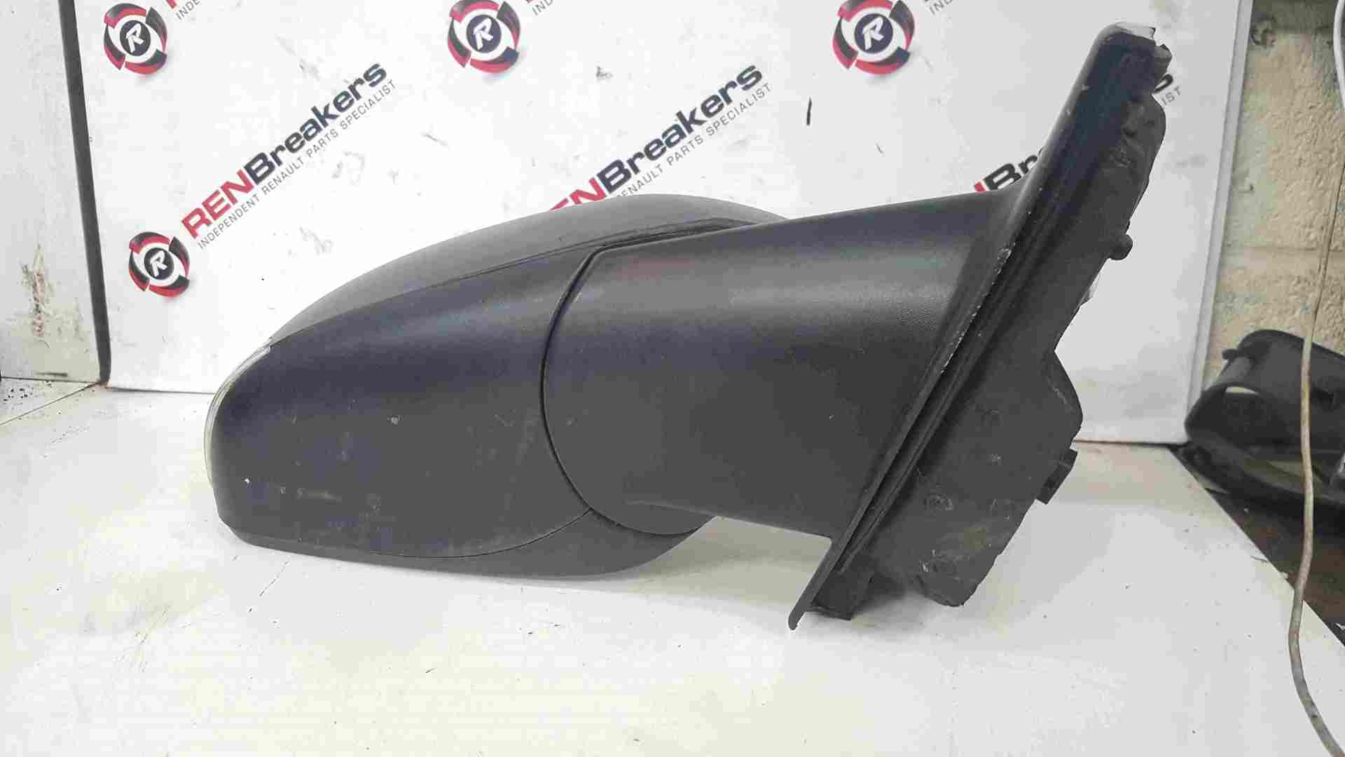 Thumb 4 Renault Megane MK3 2008-2014 Drivers OS Wing Mirror Plain Black