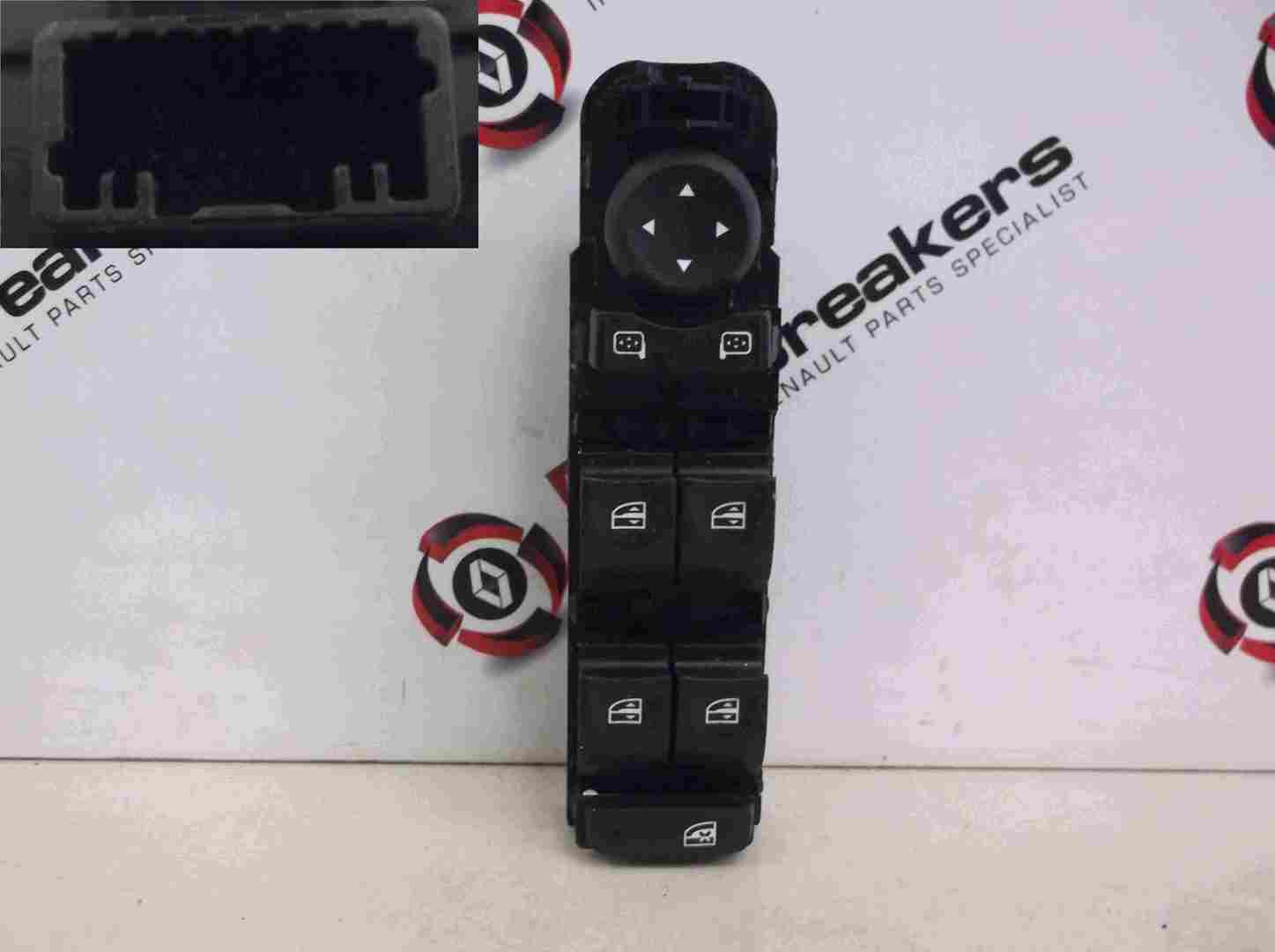 Renault Megane MK3 2008-2016 Drivers OSF Front Electric Window Switch Controls