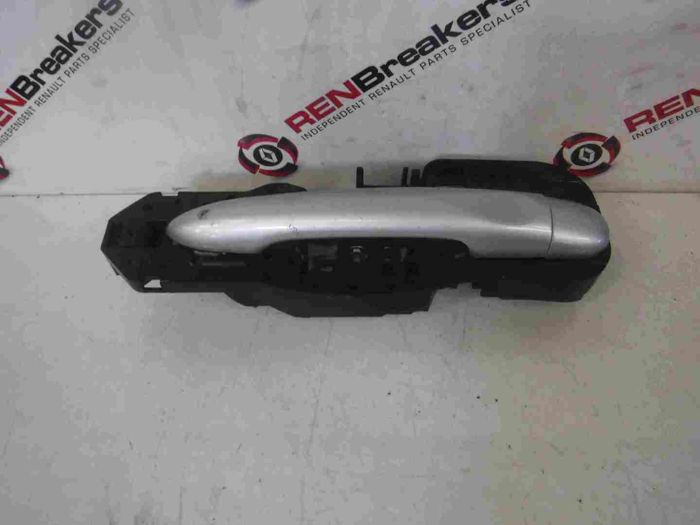 Renault Megane MK3 2008-2014 Drivers OSF Front Exterior Door Handle Silver TED69