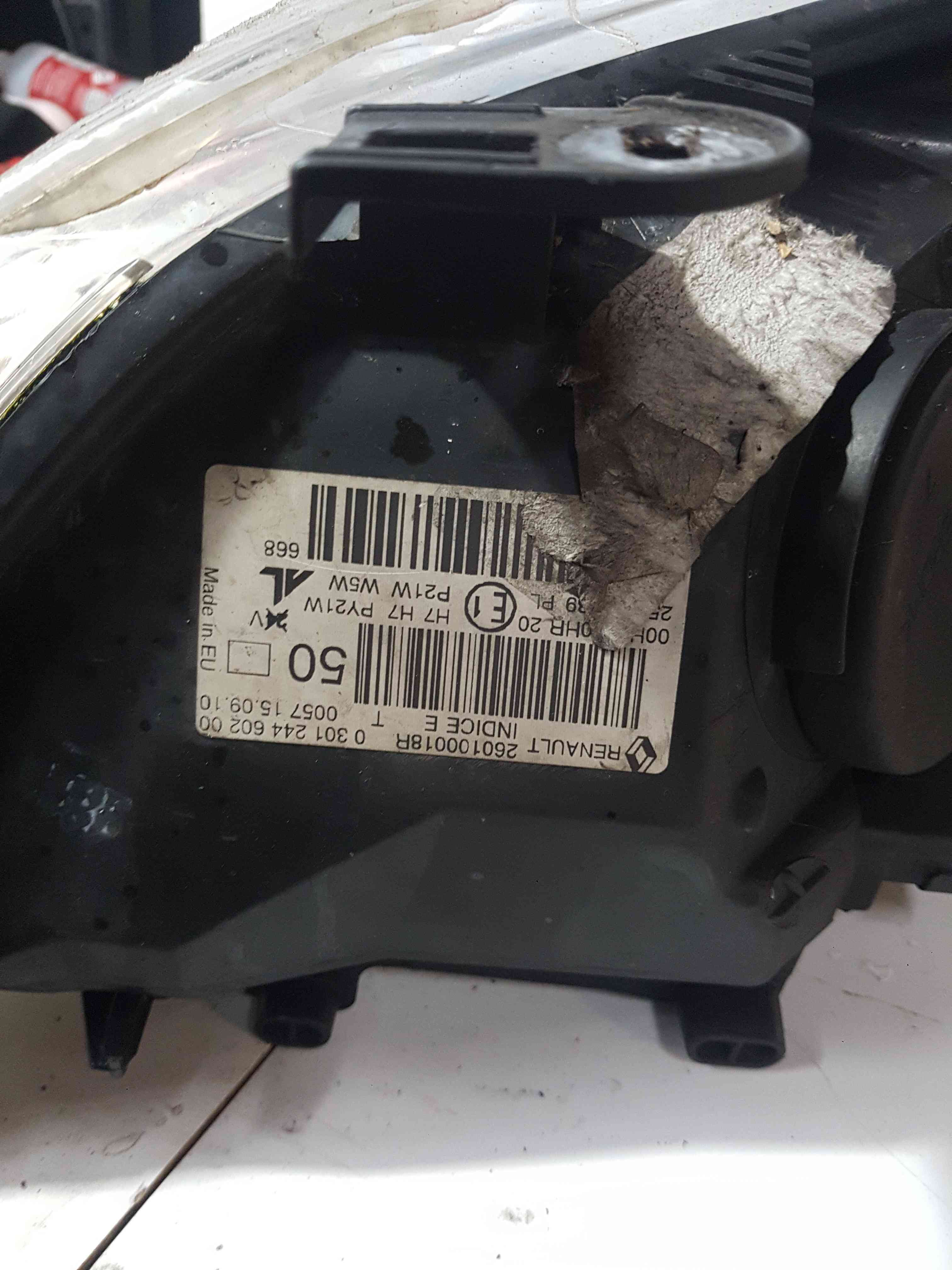 Thumb 5 Renault Megane MK3 2008-2014 Drivers OSF Front Headlight Head Lamp 260100018R