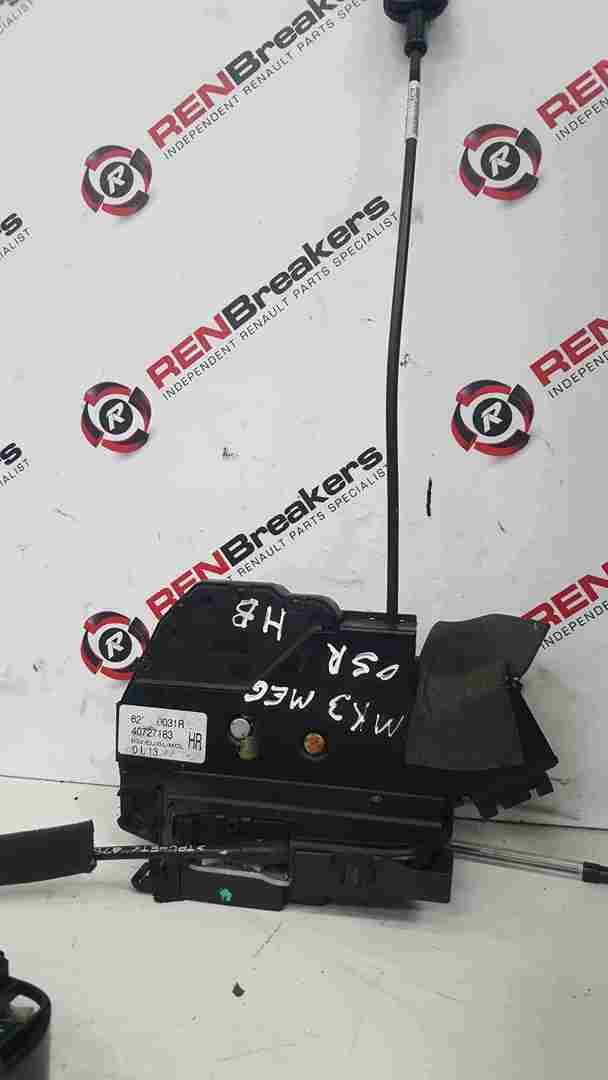 Renault Megane MK3 2008-2014 Drivers OSR Rear Door Lock Mechanism
