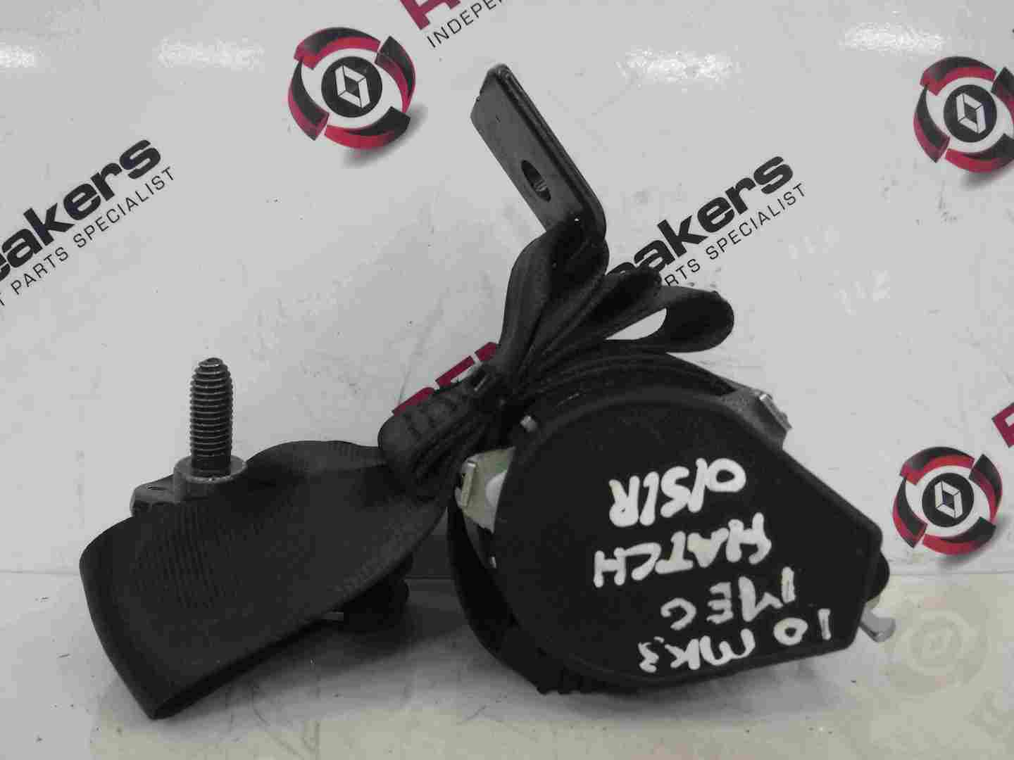Renault Megane MK3 2008-2014 Drivers OSR Rear Seat Belt 5dr