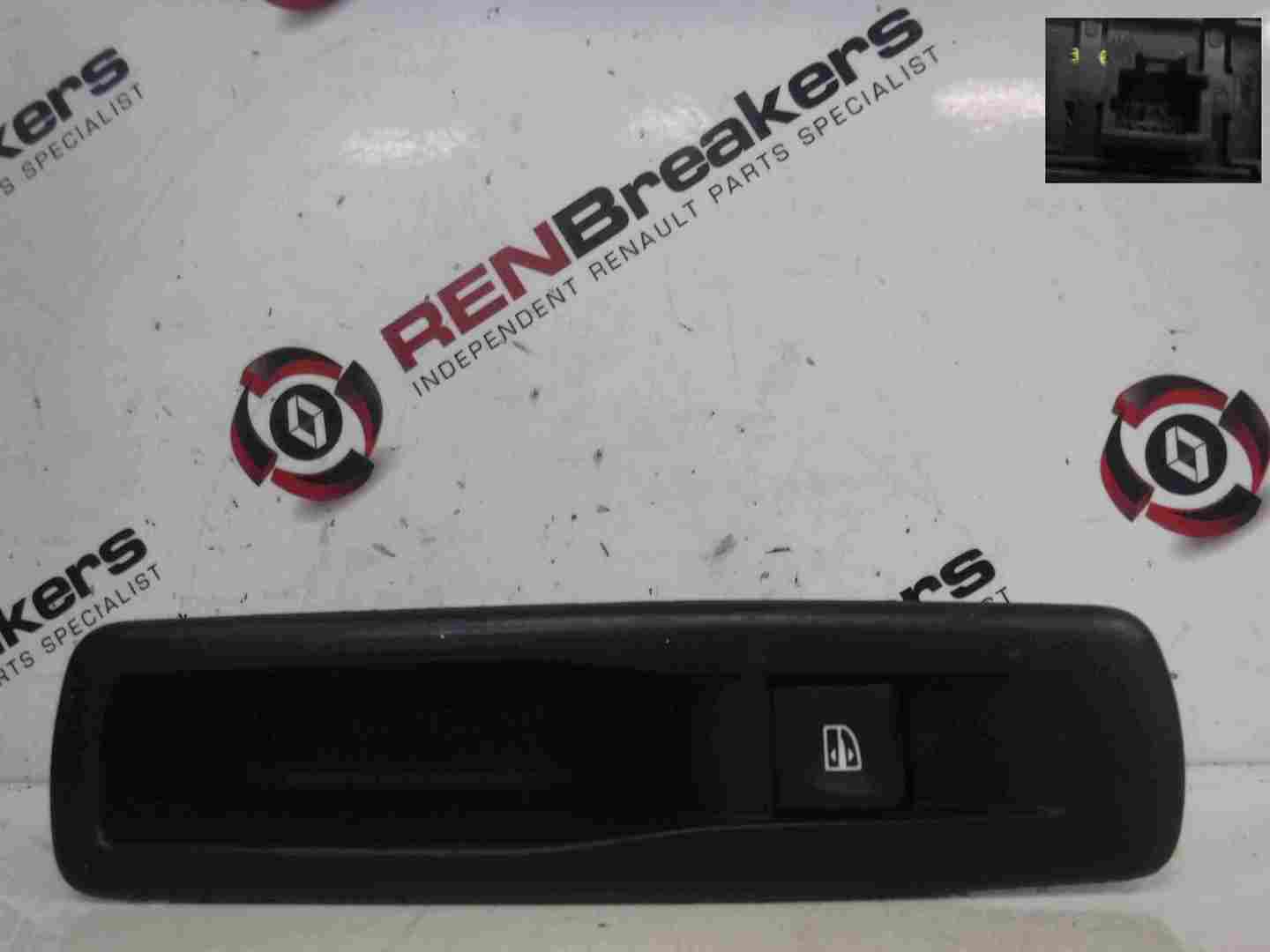 Renault Megane MK3 2008-2014 Drivers OSR Rear Window Switch + Panel