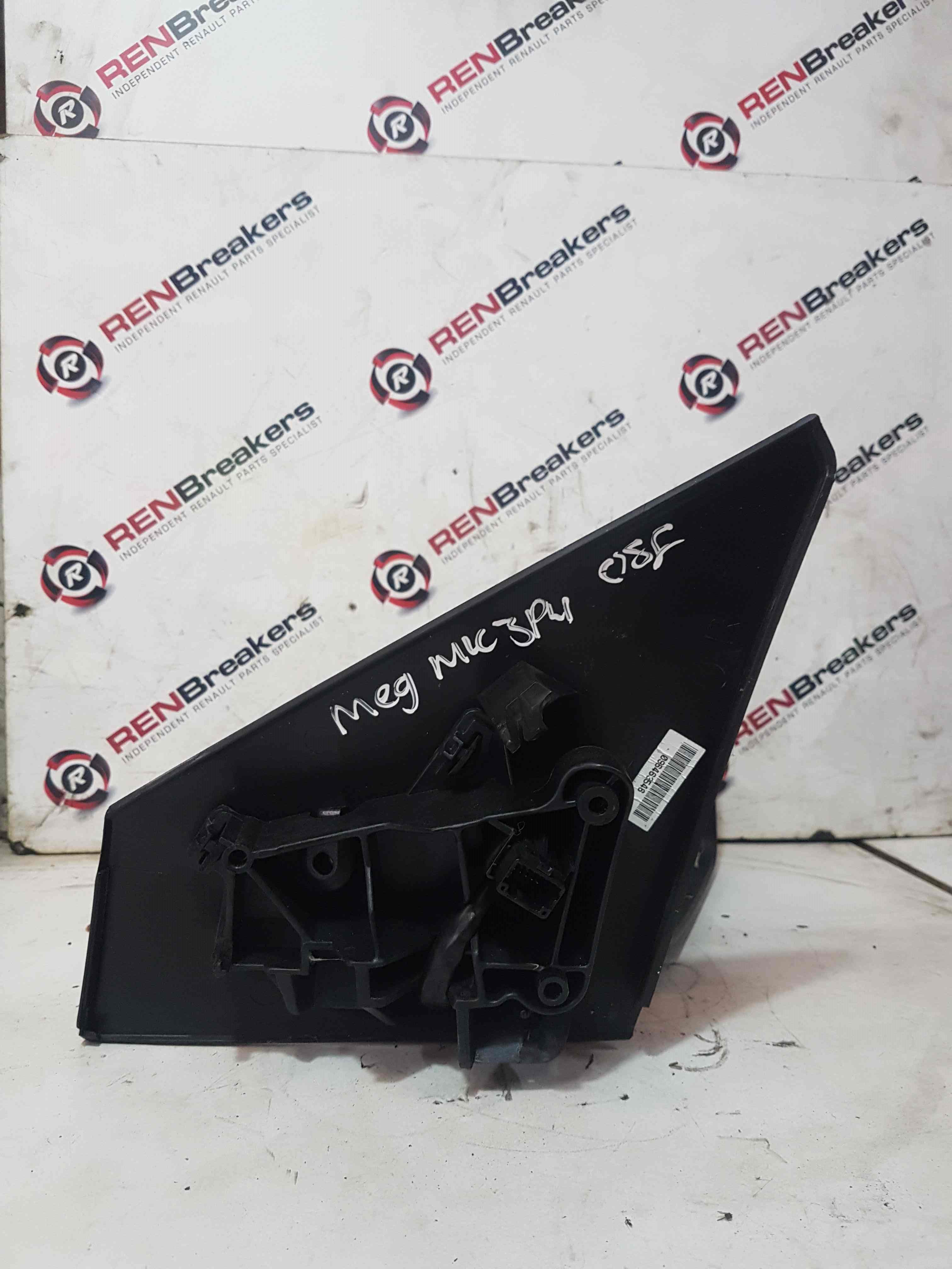 Thumb 4 Renault Megane MK3 2008-2014 Drivers Os Wing Mirror Black 