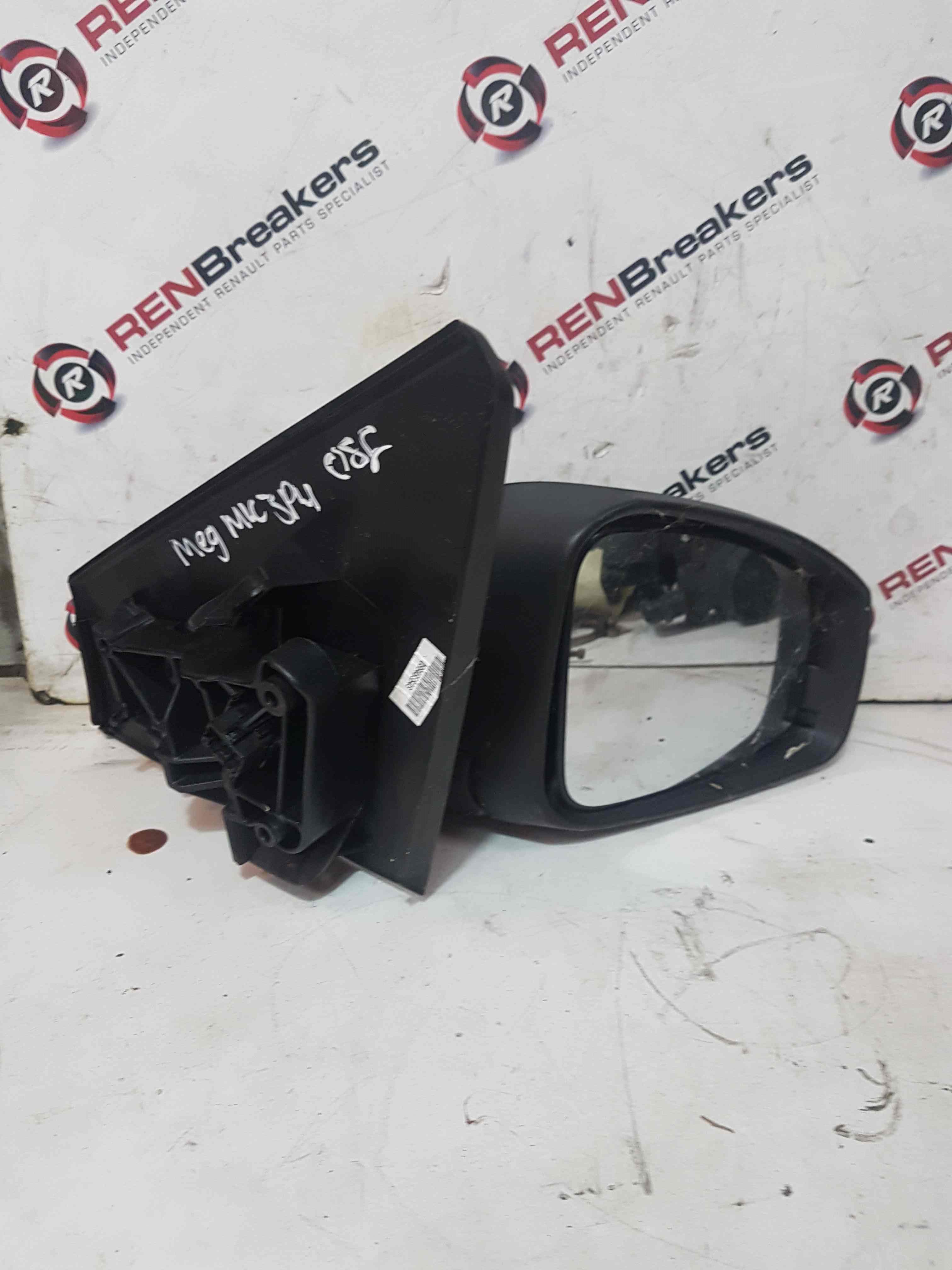 Thumb 5 Renault Megane MK3 2008-2014 Drivers Os Wing Mirror Black 