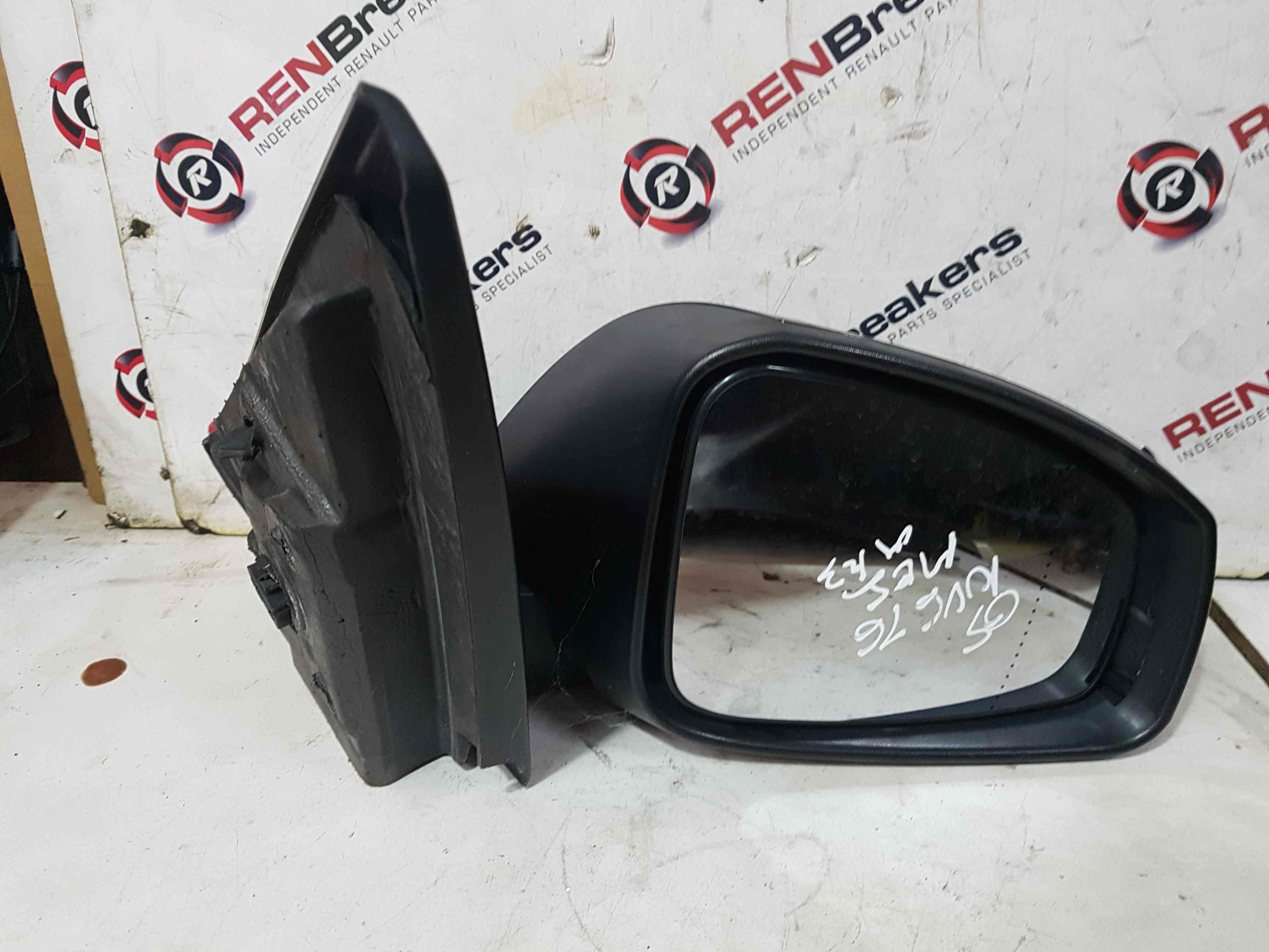 Thumb 6 Renault Megane MK3 2008-2014 Drivers Os Wing Mirror Black 676 ELECTRIC