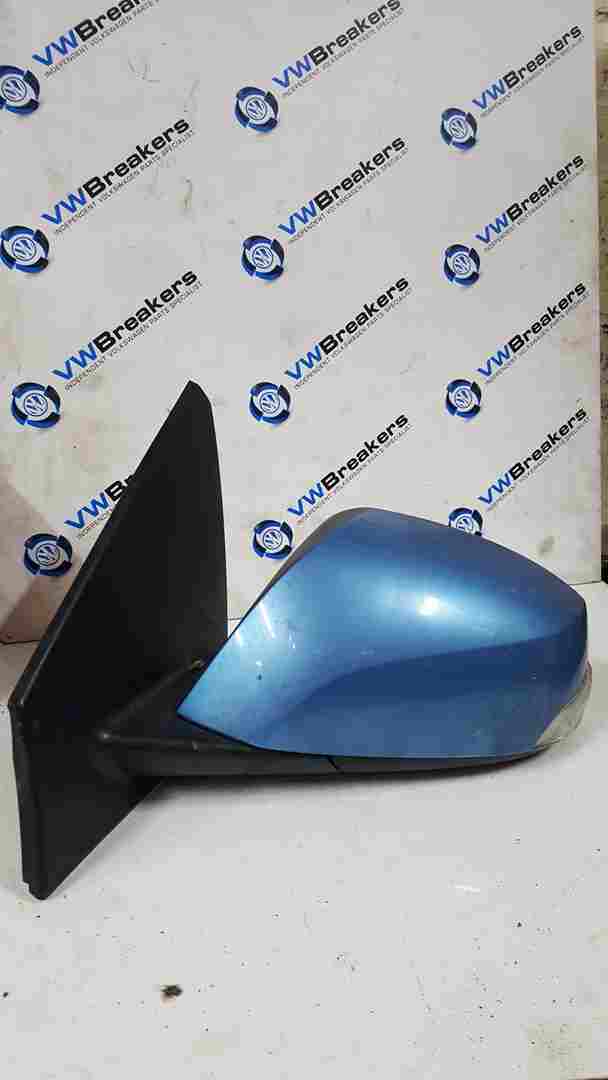 Renault Megane MK3 2008-2014 Passenger Ns Wing Mirror Blue Terpb