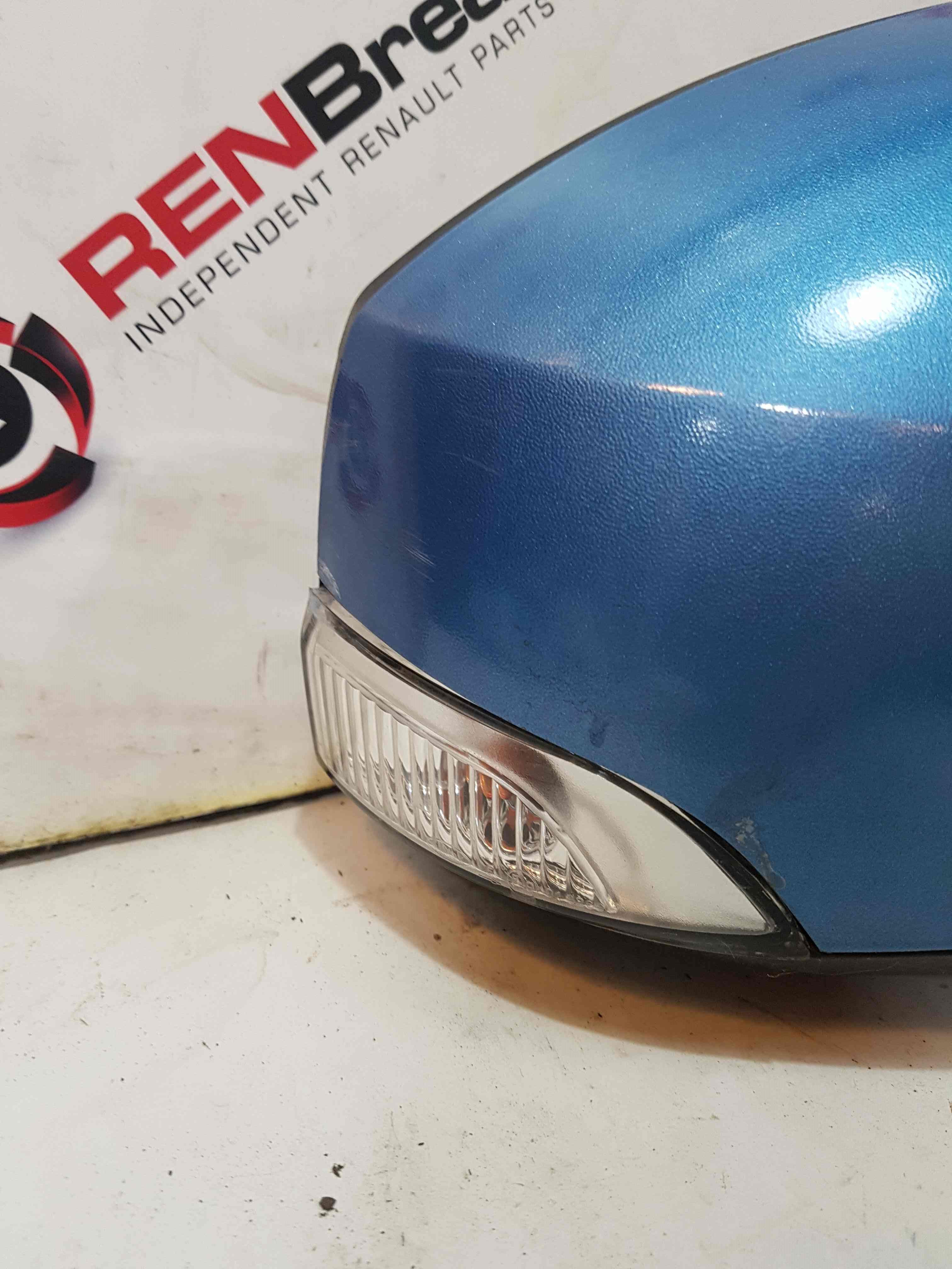Thumb 4 Renault Megane MK3 2008-2014 Drivers Os Wing Mirror Blue Terpb Damaged