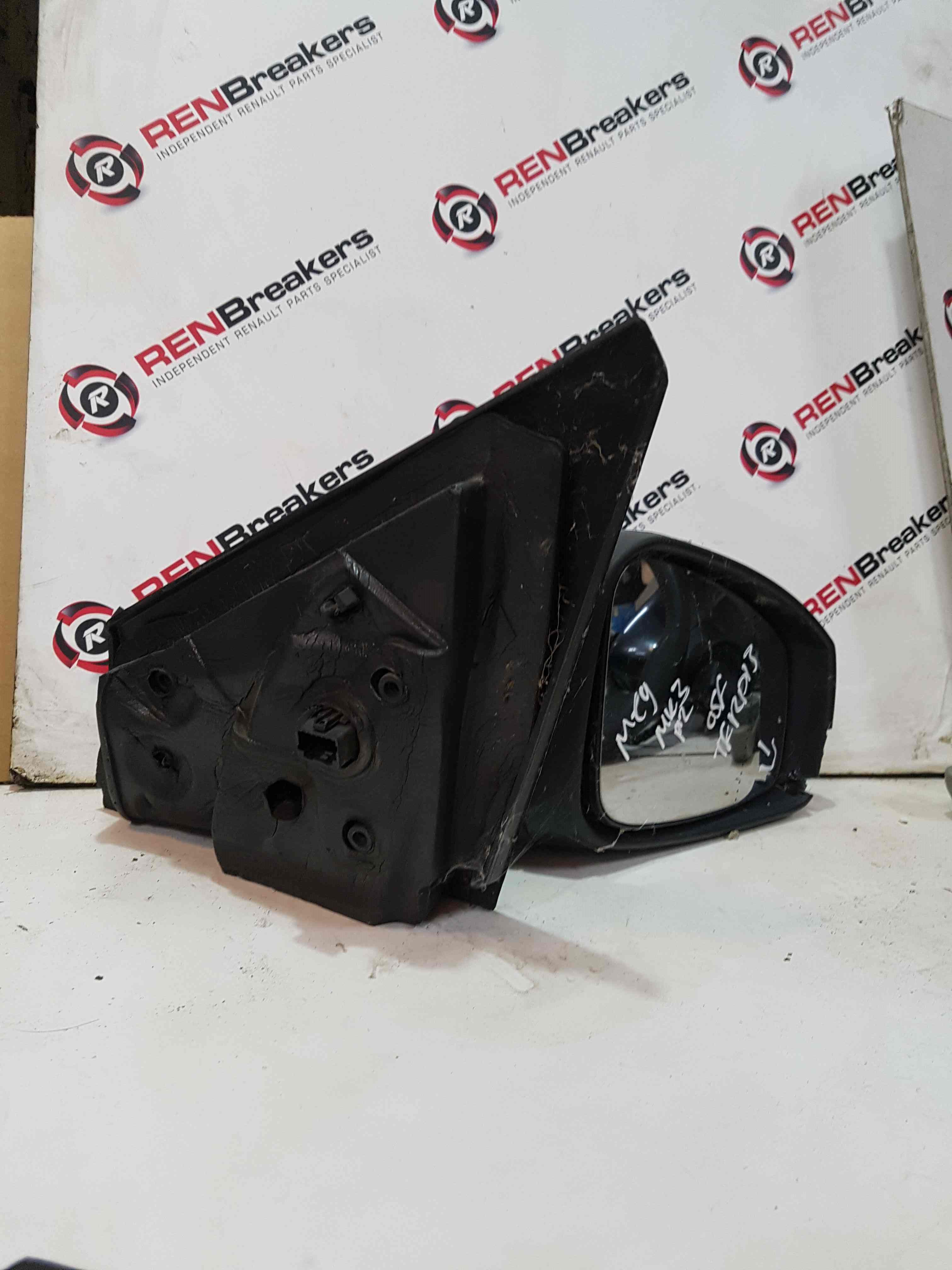 Thumb 7 Renault Megane MK3 2008-2014 Drivers Os Wing Mirror Blue Terpb Damaged