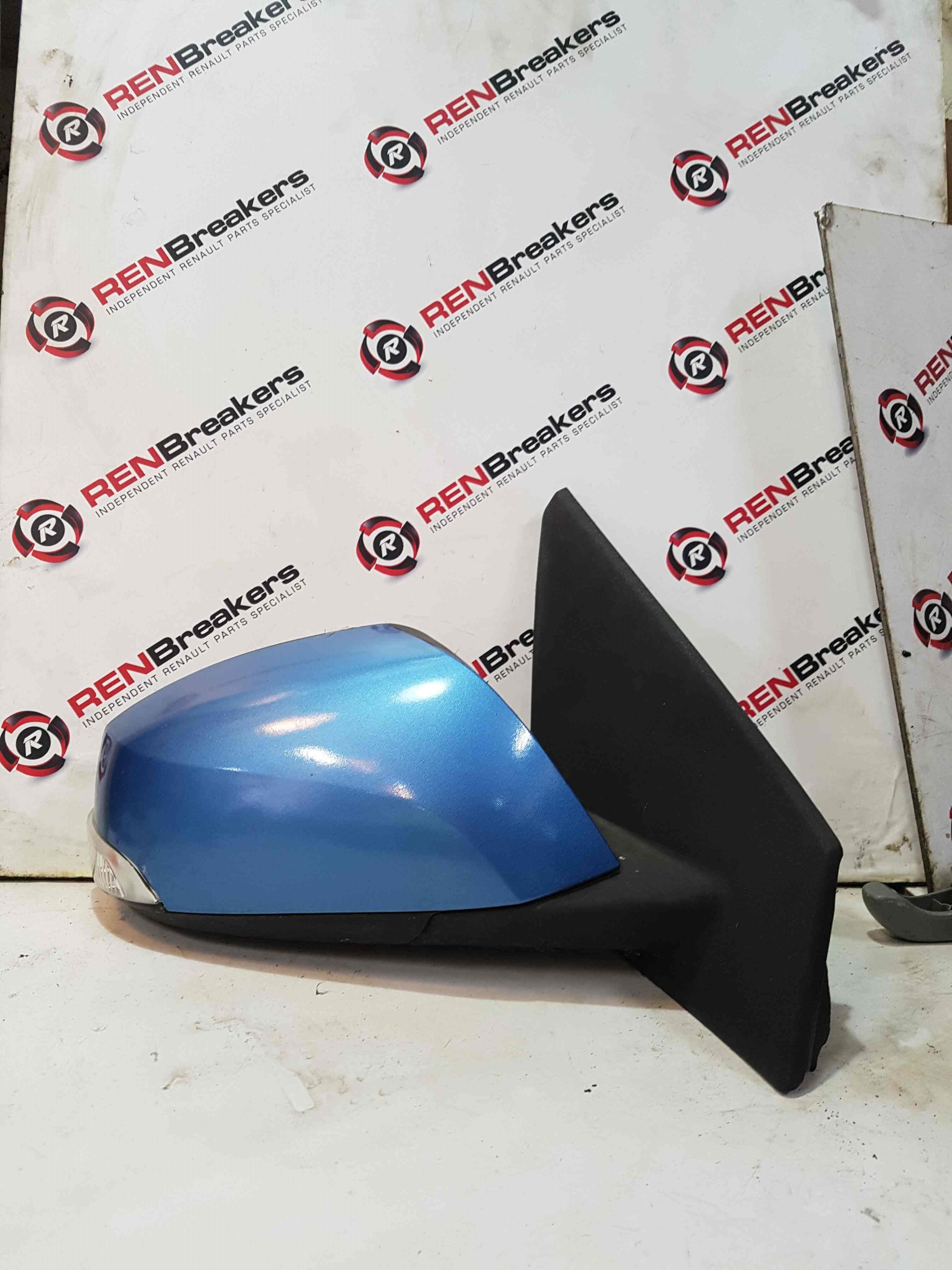 Thumb 9 Renault Megane MK3 2008-2014 Drivers Os Wing Mirror Blue Terpb Damaged