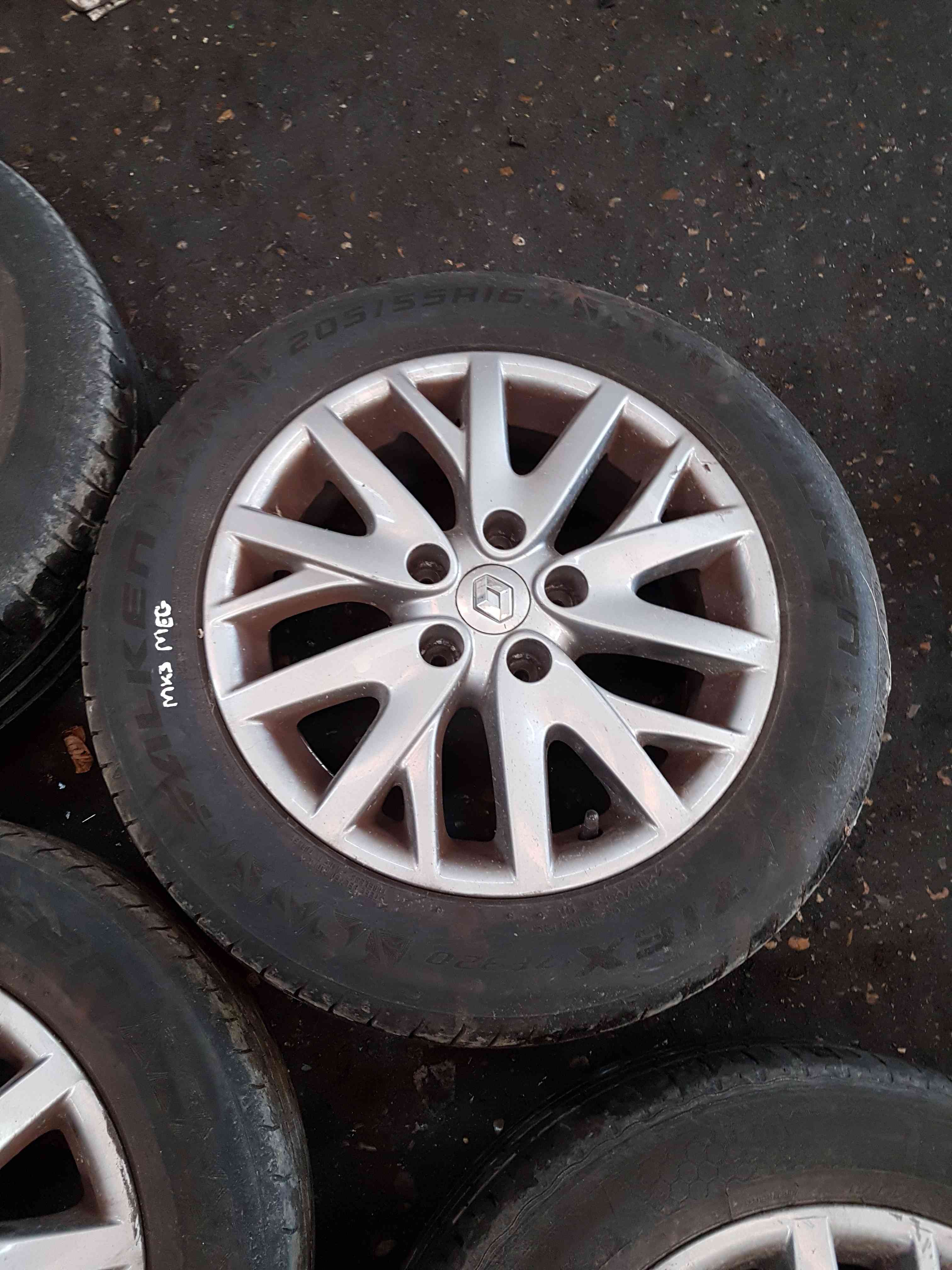 Thumb 6 Renault Megane MK3 2008-2014 Eptius Alloy Wheel SET X4 205 55 16 6Mm 403000606R
