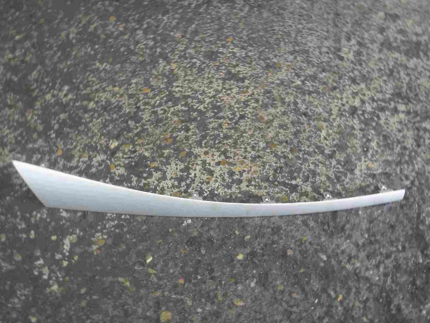 Renault Megane MK3 2008-2014 Front Dashboard Passenger Side Trim Insert Silver