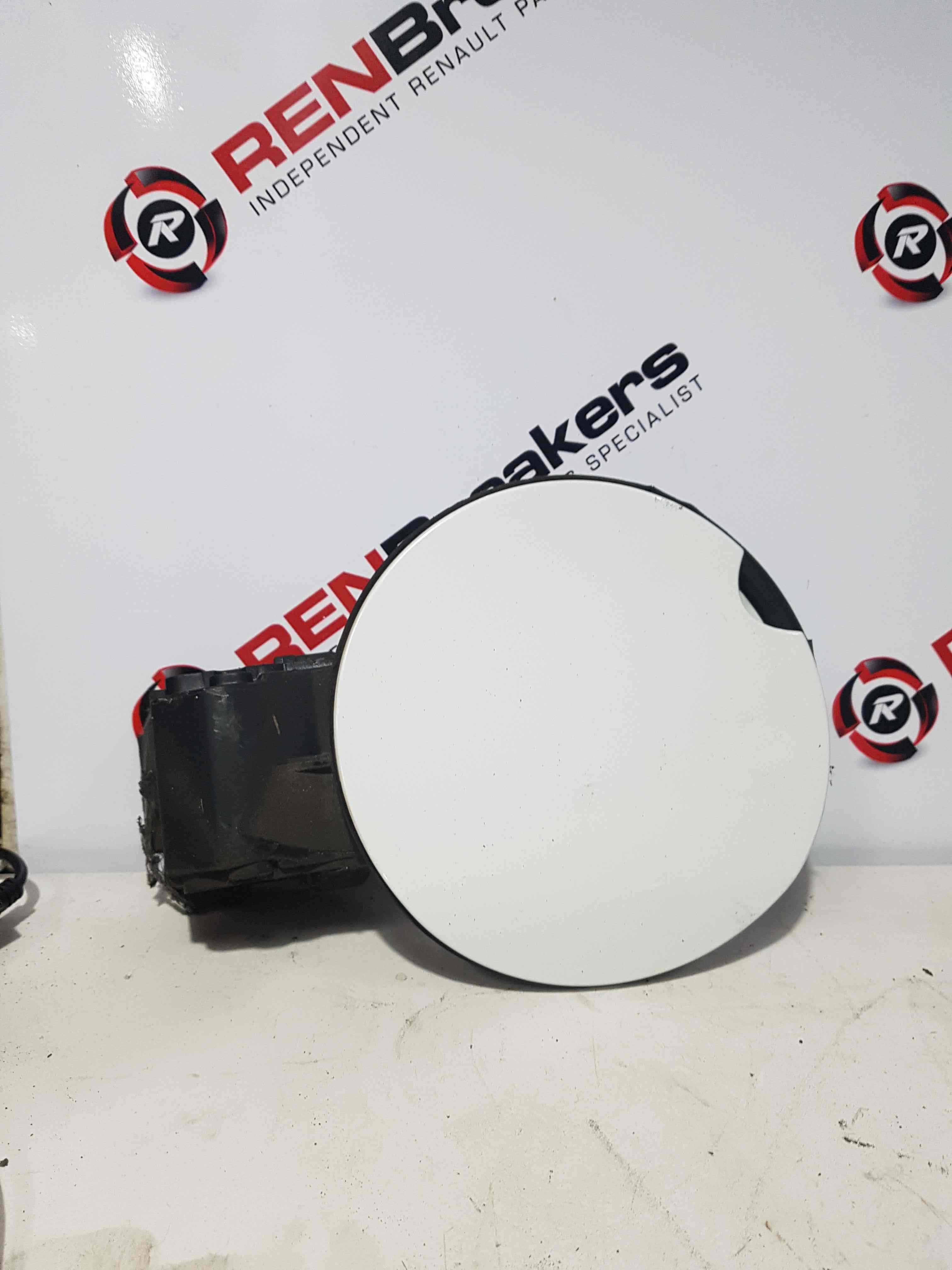 Thumb 3 Renault Megane MK3 2008-2014 Fuel Flap Cover White Ov369 + Hinges