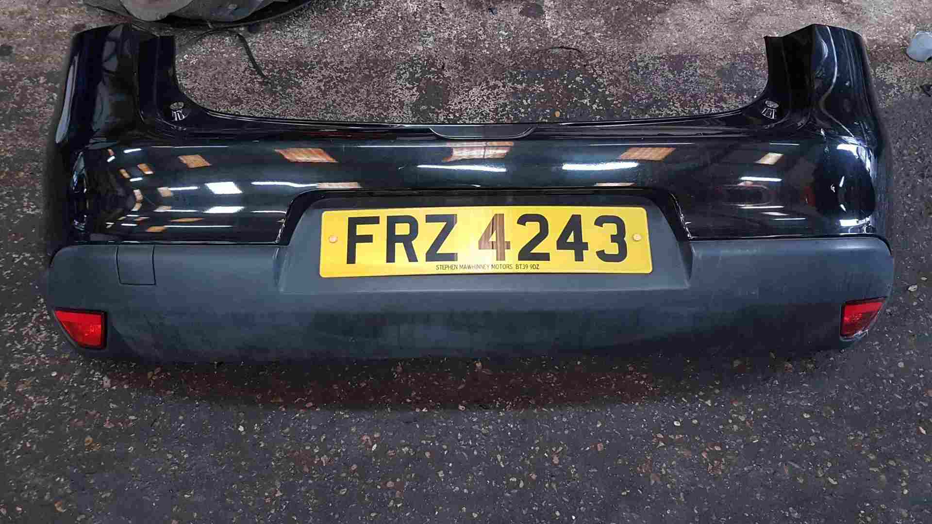 Thumb 6 Renault Megane MK3 2008-2014 Hatchback Rear Bumper Black 676