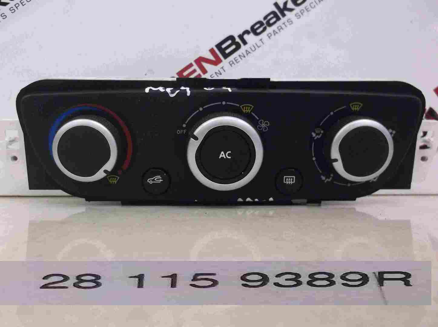 Renault Megane MK3 2008-2014 Heater Controls Dials Air Con T1001786G