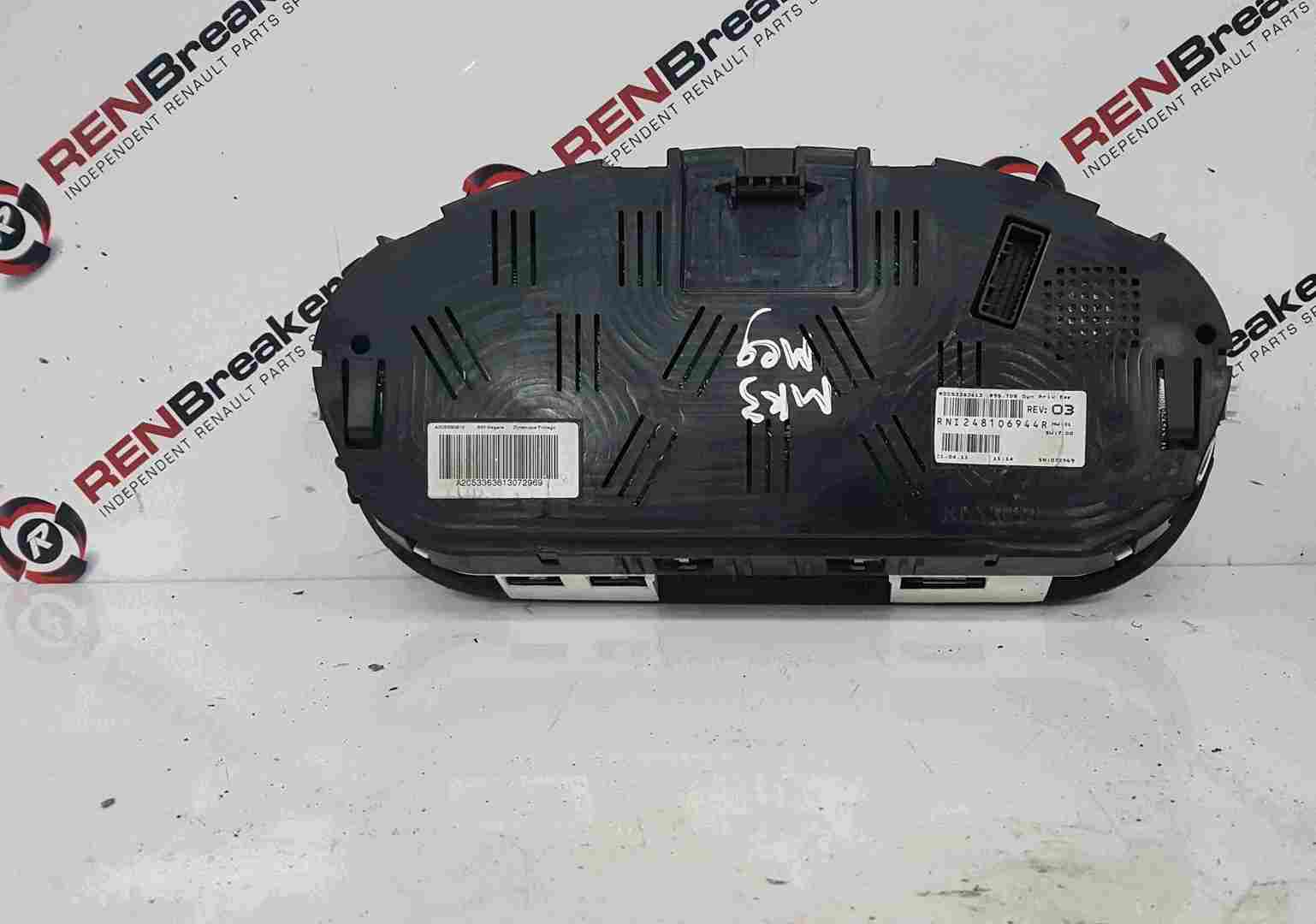 Thumb 3 Renault Megane MK3 2008-2014 Instrument Panel Dials Clocks Speedo 248106944R