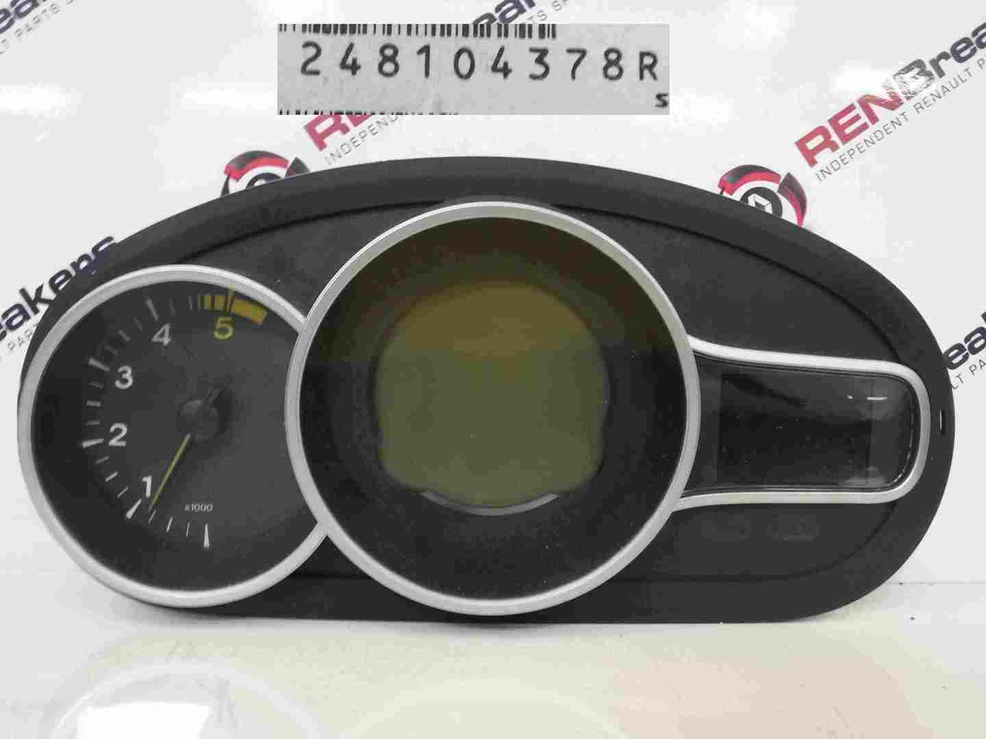 Renault Megane MK3 2008-2014 Instrument Panel Dials Gauges Clocks 99K