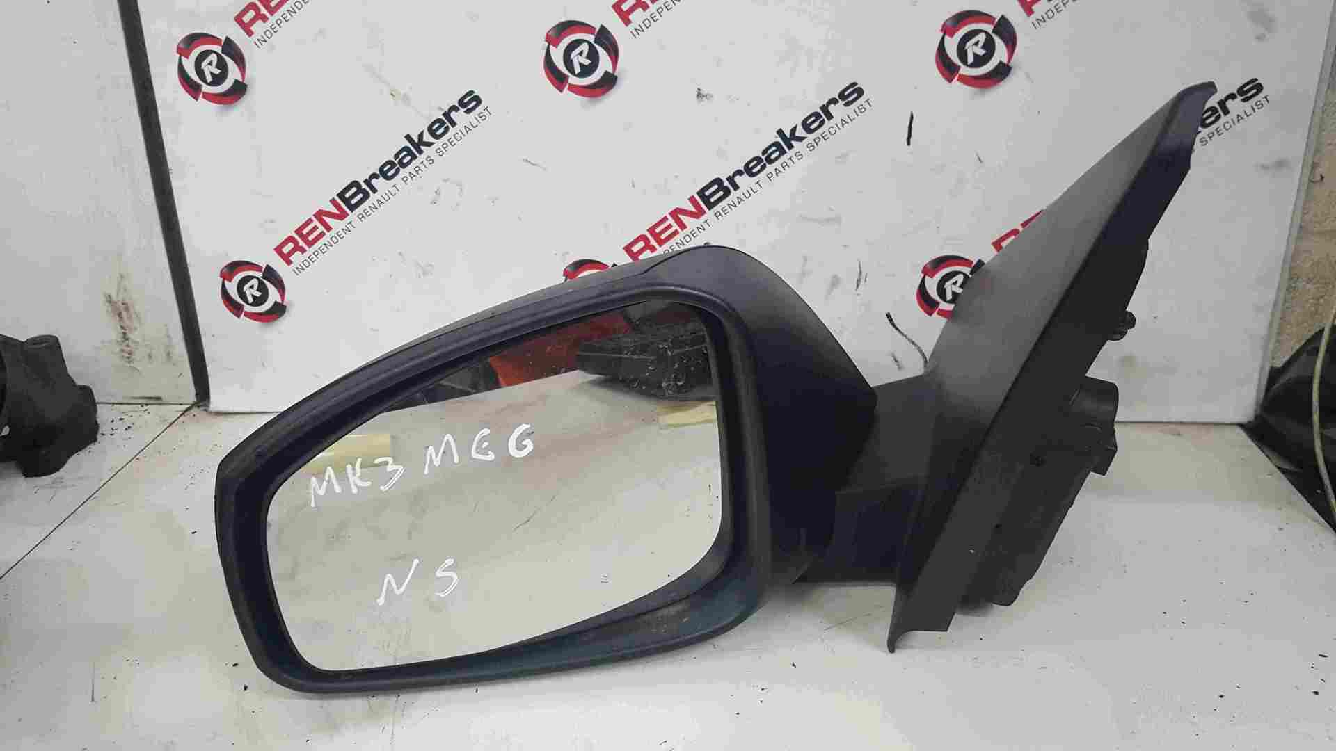 Thumb 4 Renault Megane MK3 2008-2014 Passenger NS Wing Mirror Plain Black