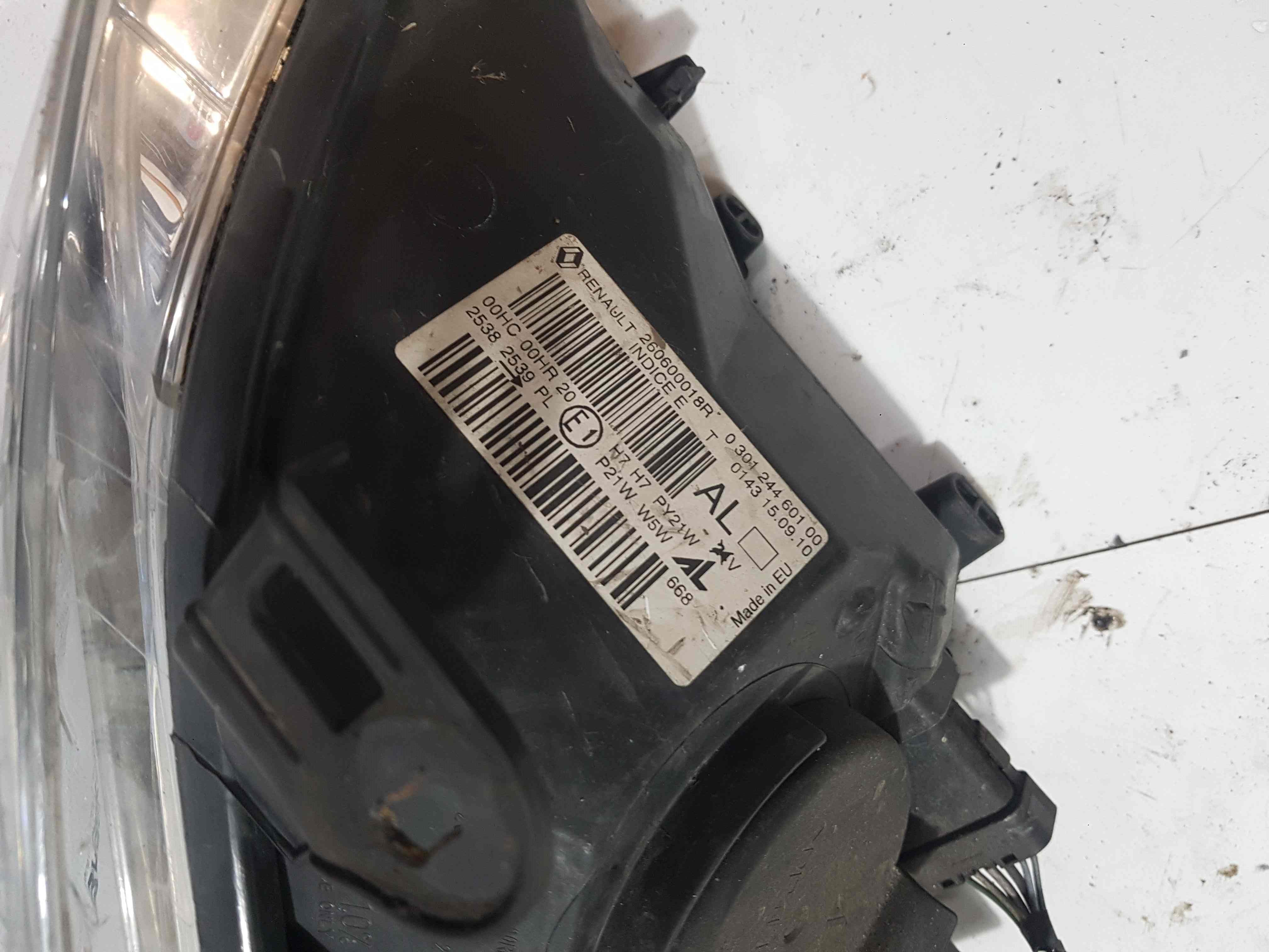 Thumb 4 Renault Megane MK3 2008-2014 Passenger NSF Front Headlight Head Lamp 260600018R