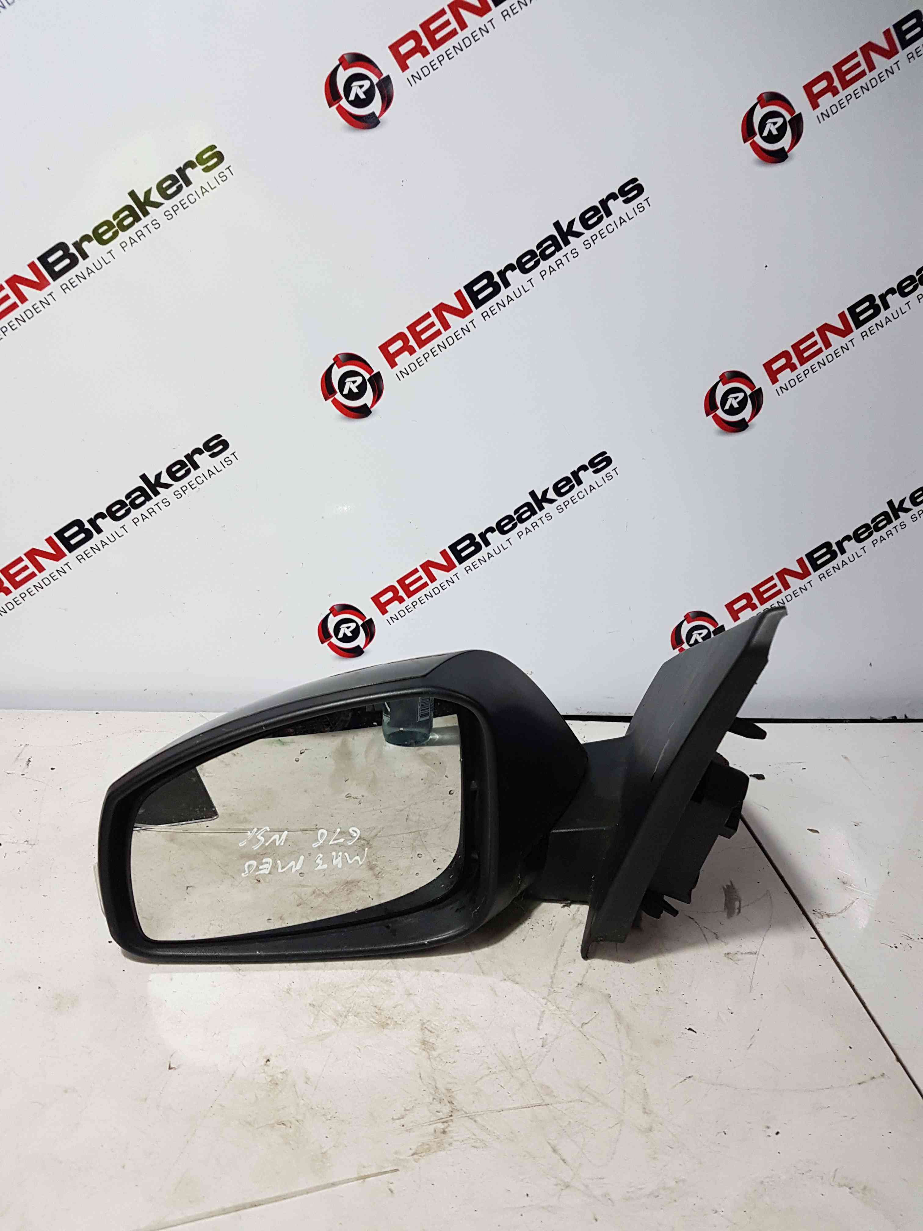 Thumb 4 Renault Megane MK3 2008-2014 Passenger Ns Wing Mirror Black 676