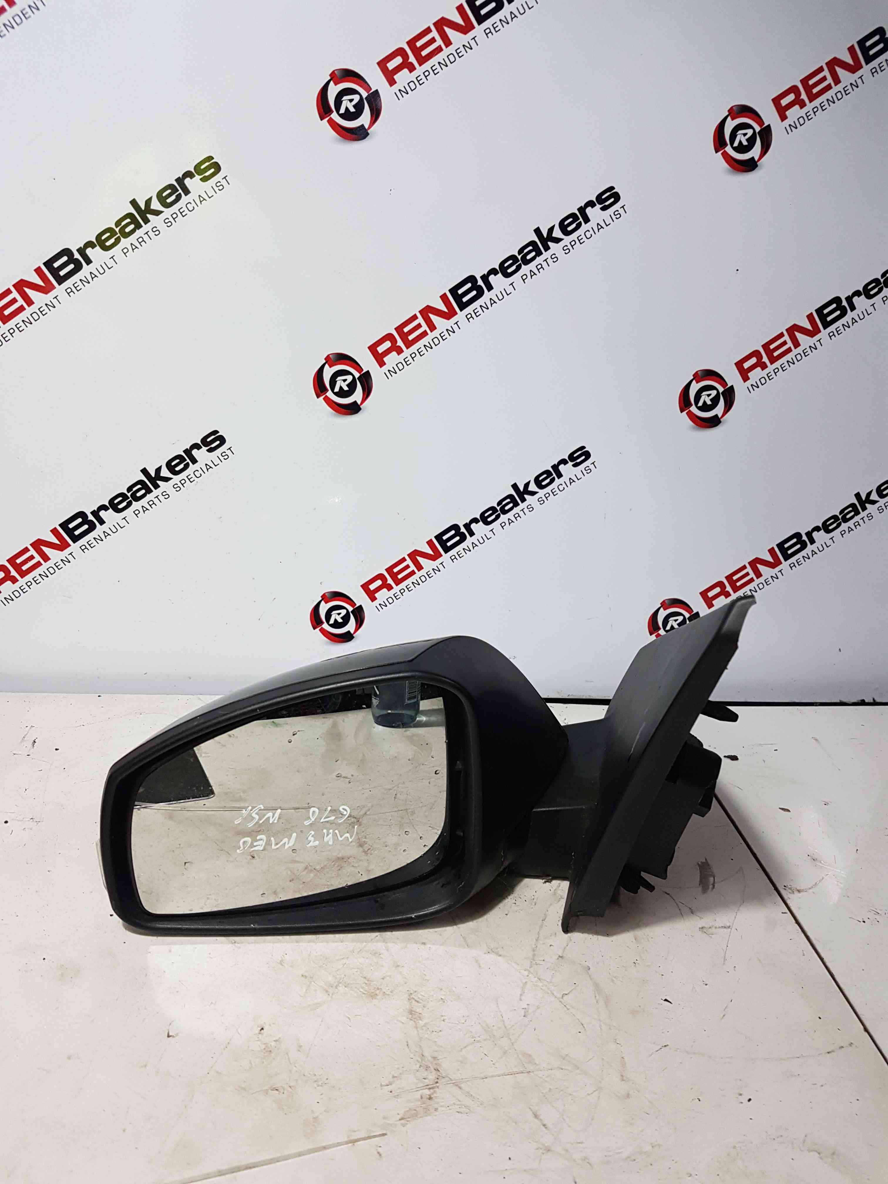 Thumb 3 Renault Megane MK3 2008-2014 Passenger Ns Wing Mirror Black 676
