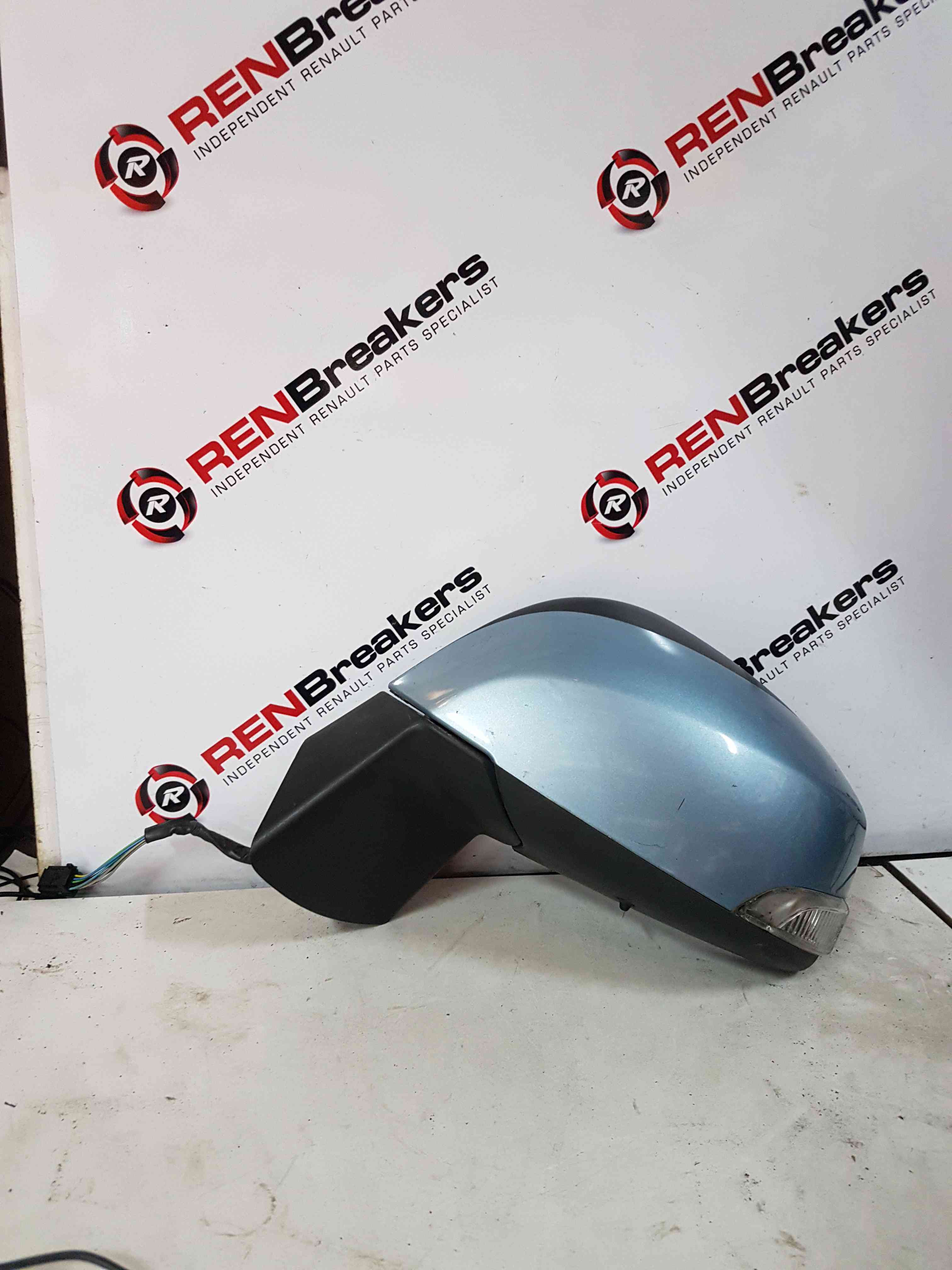 Thumb 5 Renault Megane MK3 2008-2014 Passenger Ns Wing Mirror Blue Terpb
