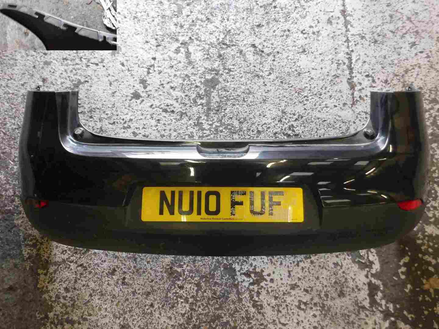 Renault Megane MK3 2008-2014 Rear Bumper Black 676