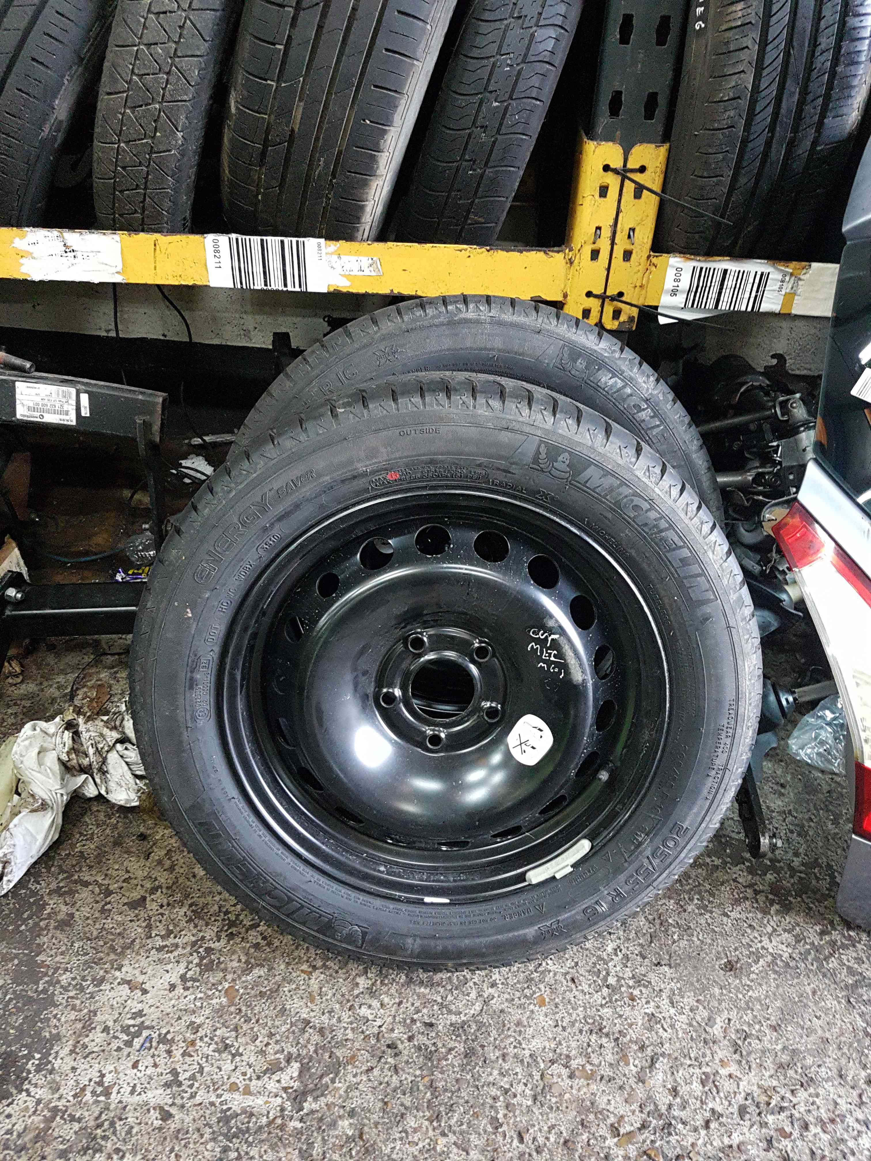 Thumb 2 Renault Megane MK3 2008-2014 Steel Spare Wheel + MIchelin Tyre 205 55 16 7Mm 5/5