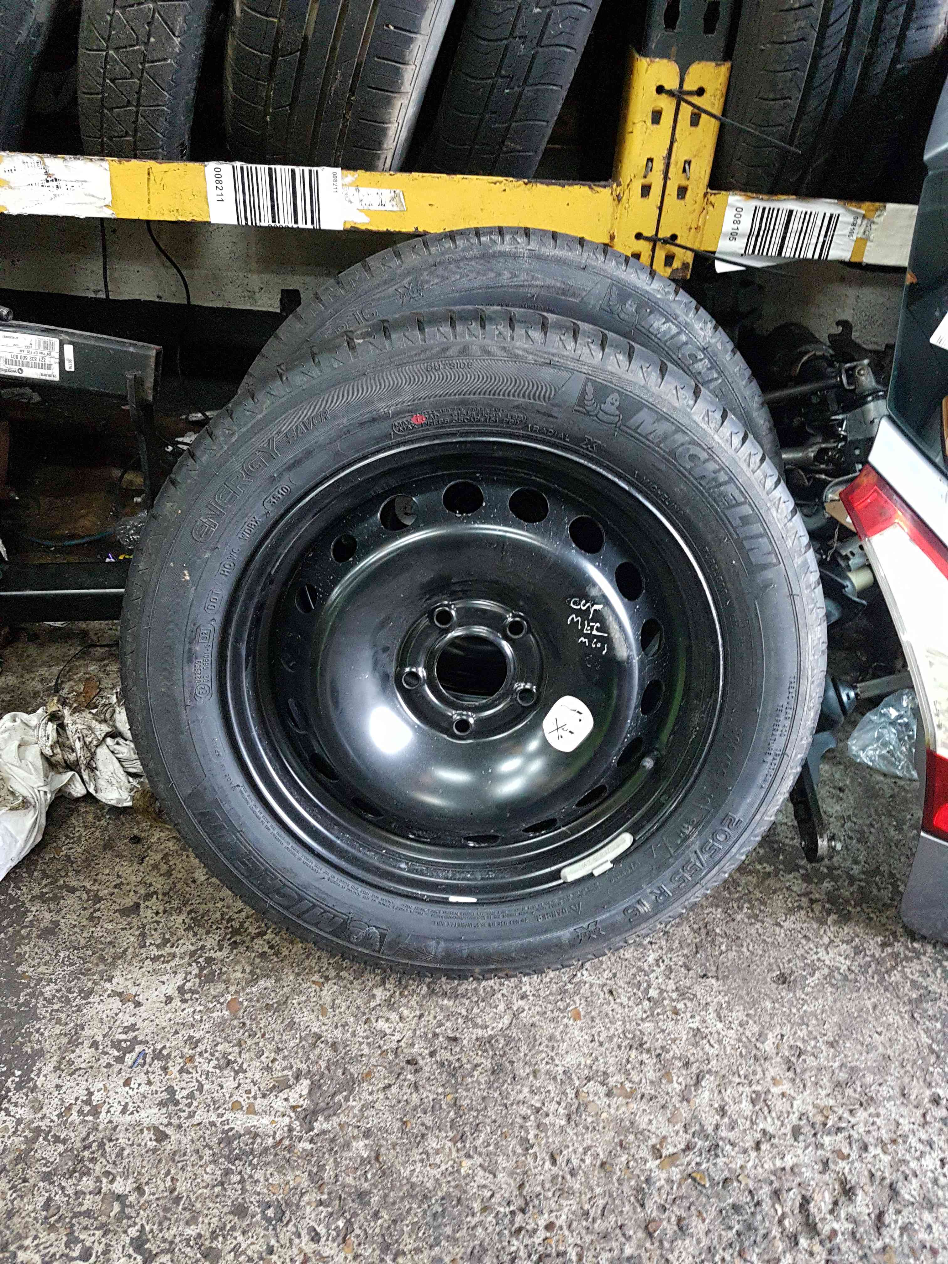 Thumb 3 Renault Megane MK3 2008-2014 Steel Spare Wheel + MIchelin Tyre 205 55 16 7Mm 5/5