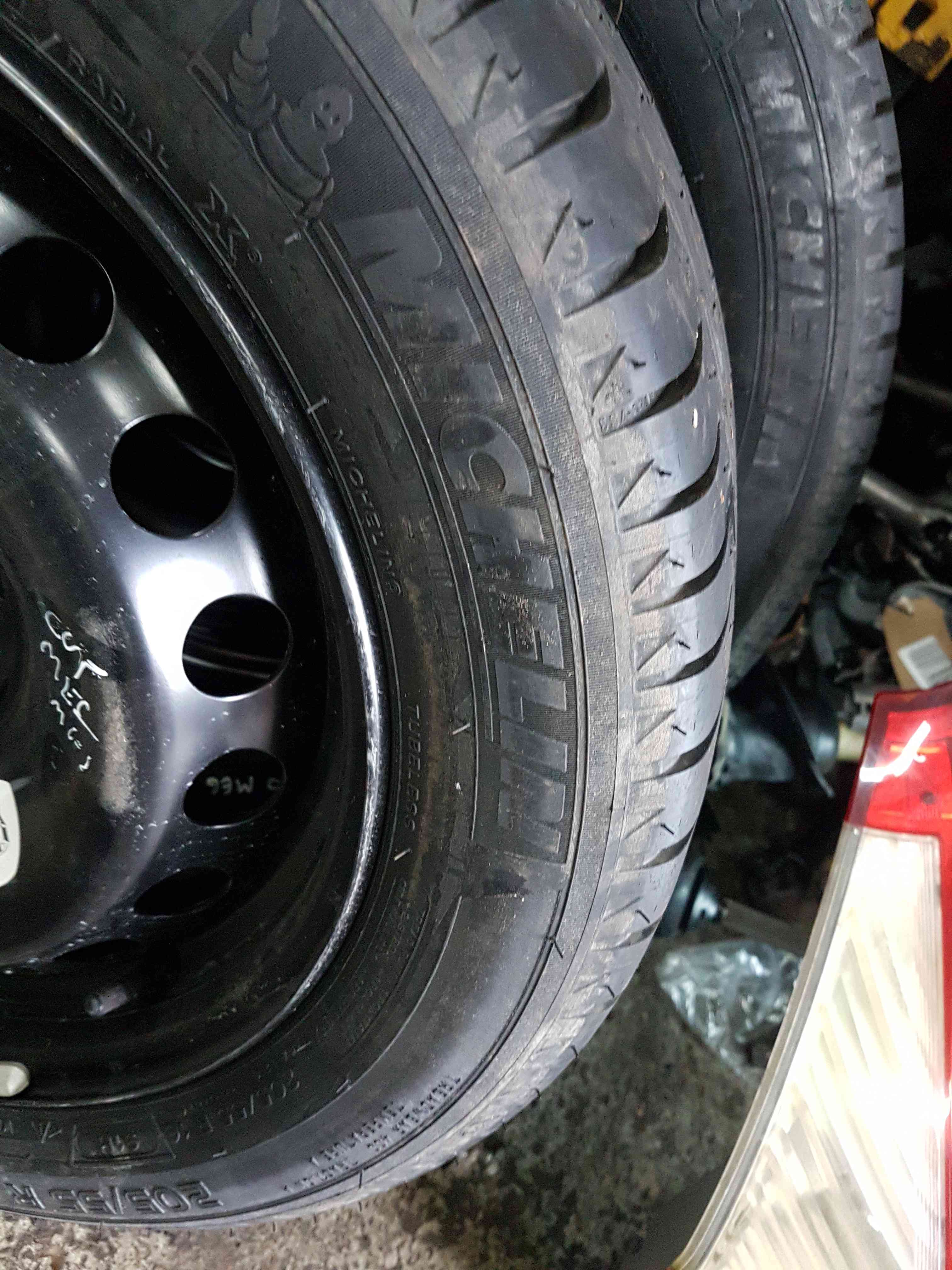 Thumb 7 Renault Megane MK3 2008-2014 Steel Spare Wheel + MIchelin Tyre 205 55 16 7Mm 5/5