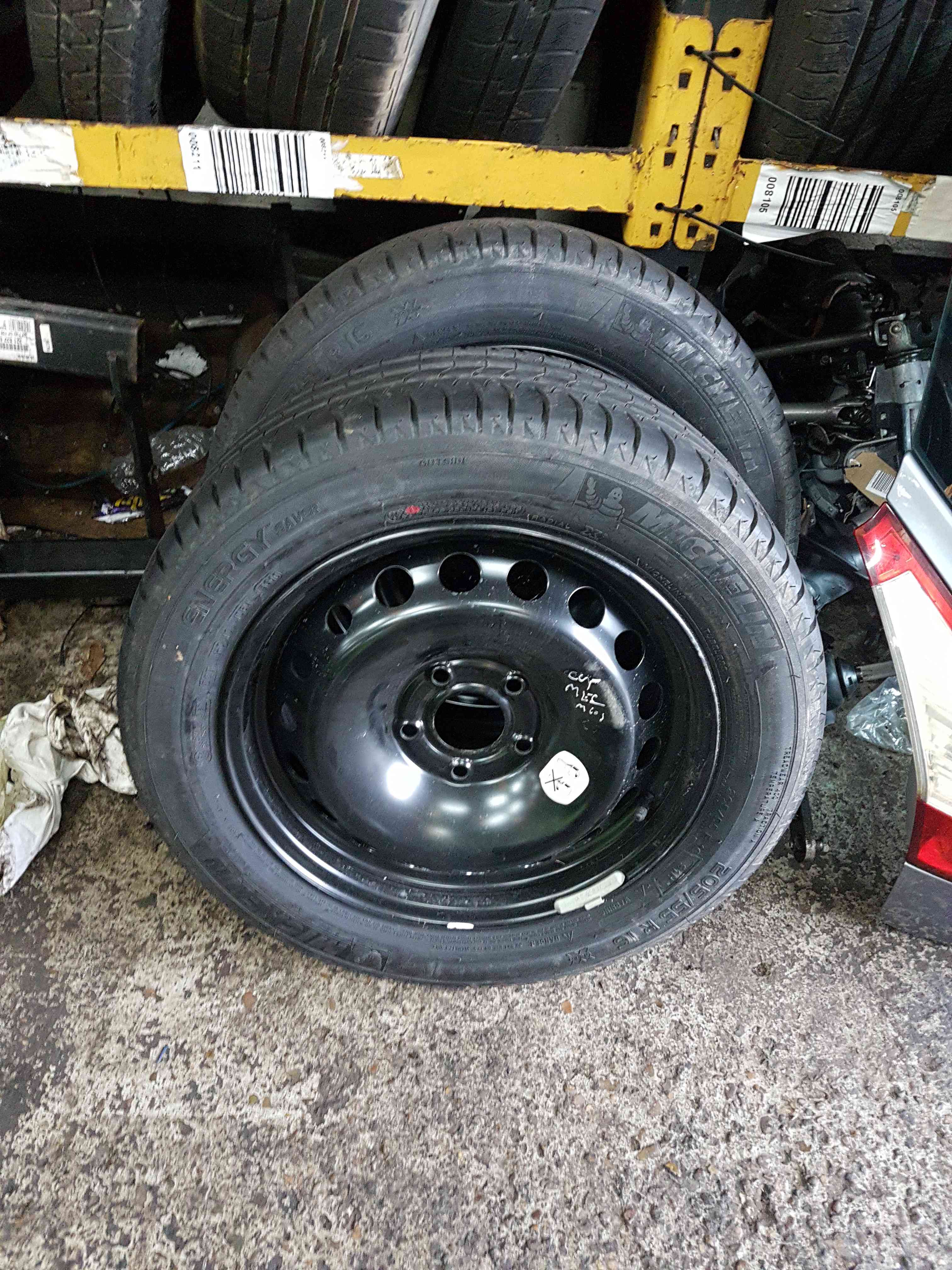 Thumb 8 Renault Megane MK3 2008-2014 Steel Spare Wheel + MIchelin Tyre 205 55 16 7Mm 5/5