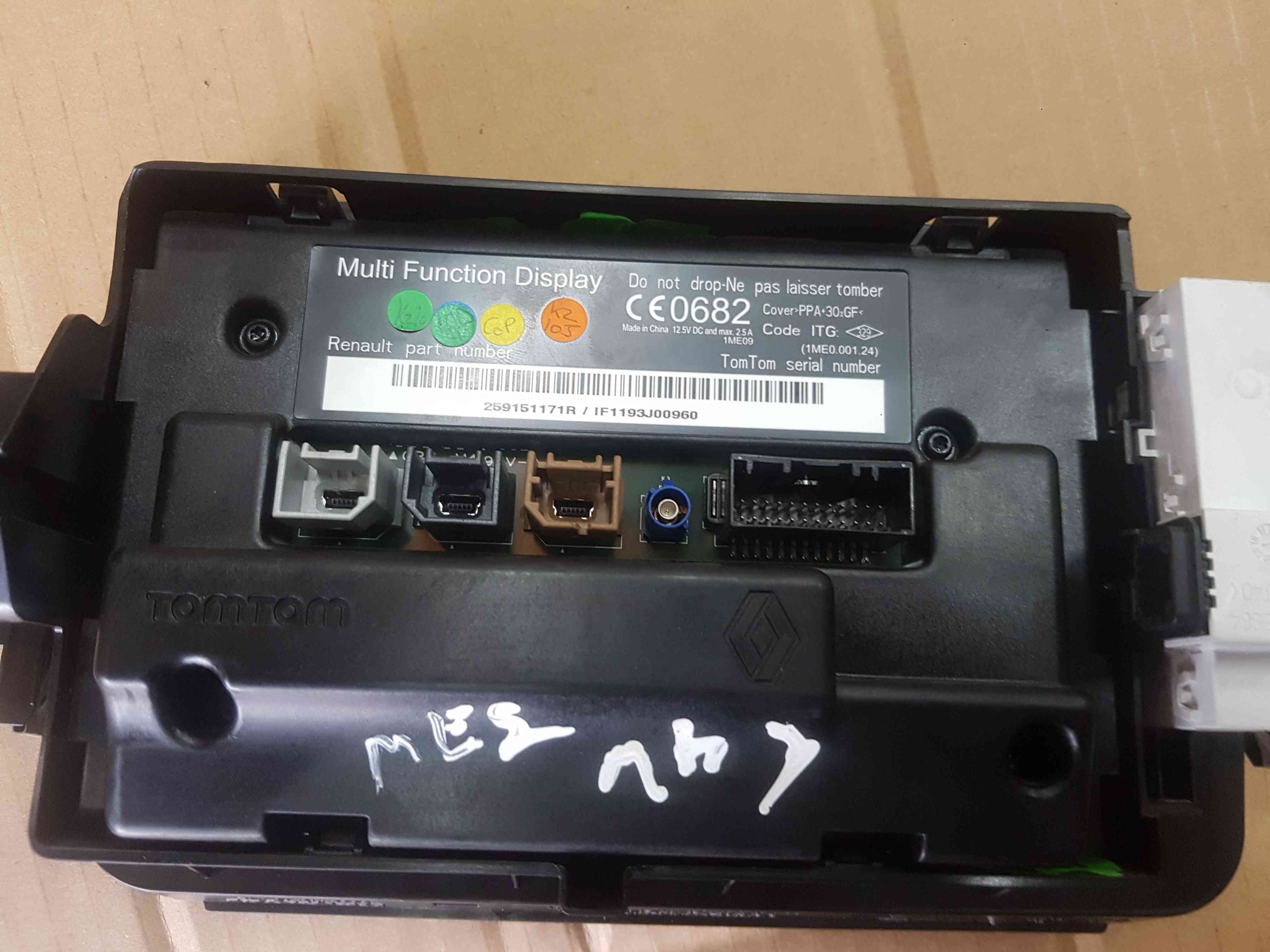 Thumb 4 Renault Megane MK3 2008-2014 TOM Tom SAT Nav Display Screen 259151171R